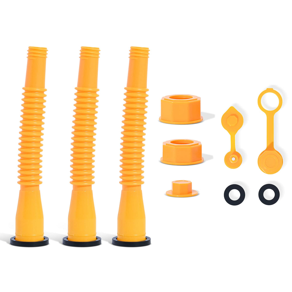 Gas Can Spout Replacement I Gas Can Nozzle 1/2/5/10 Gallon Gas Can Replacement, Gas Can Spout Kit With Flexible Nozzles, Thicker