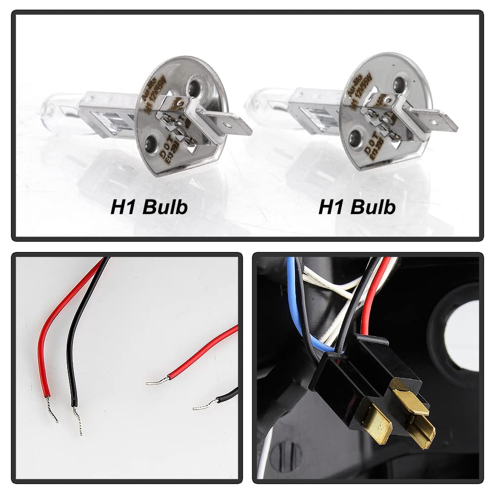 Acanii - For 2005-2011 Toyota Tacoma Led Drl Halo Ring Chrome Housing Projector Headlights Headlamps, Driver & Passenger