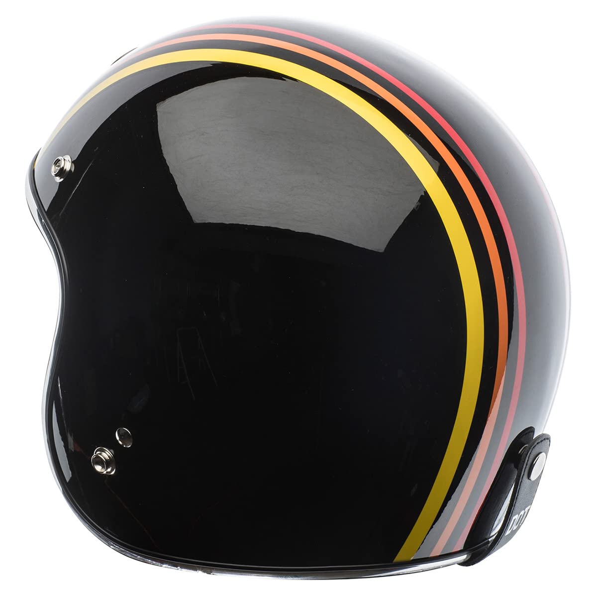 Torc - T5005Se23 Unisex-Adult Cruiser-Motorcycles T50 Route 66 Open Face Helmet Graphic, Medium (Gloss Black 1978