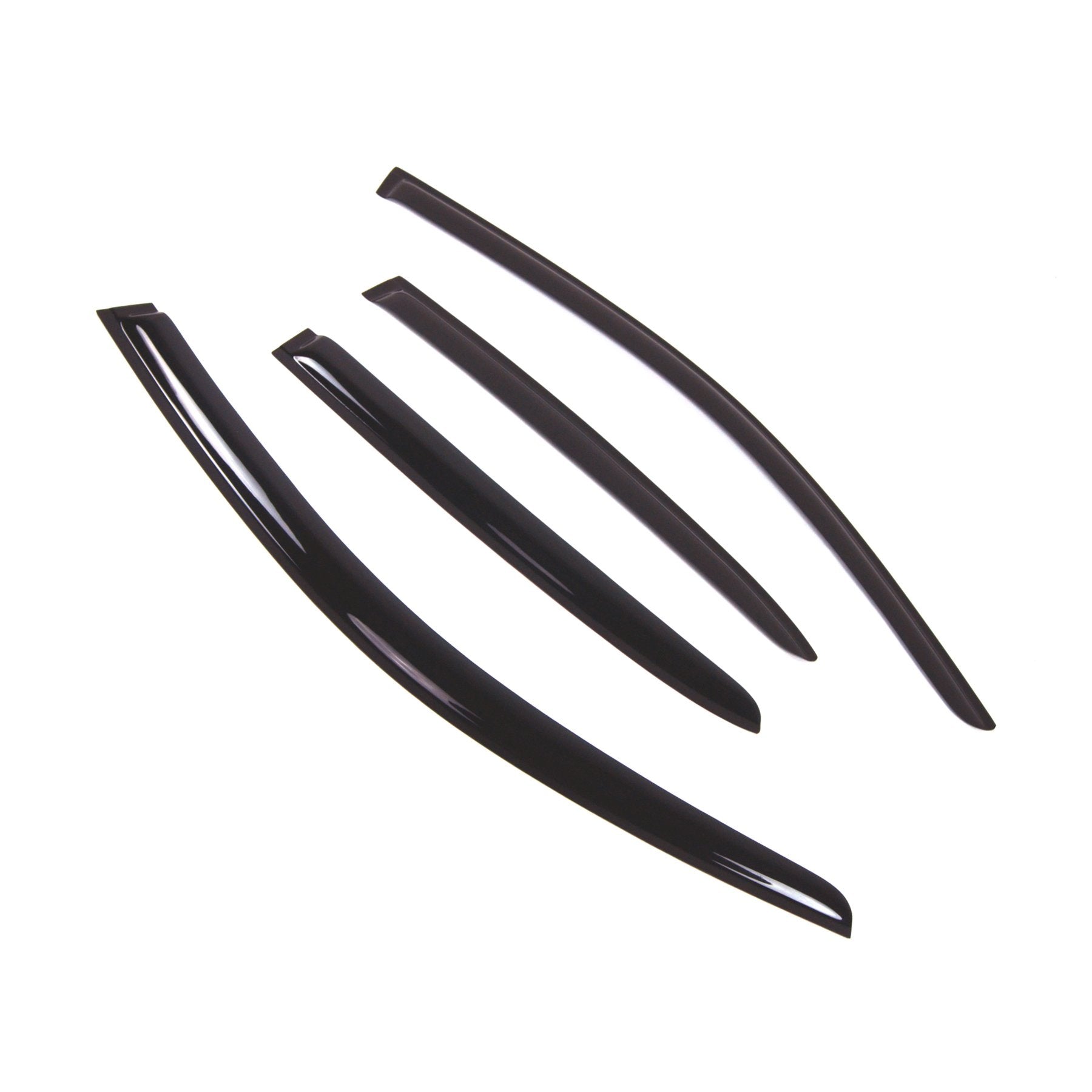 Tuningpros Outside Mount Window Vent Visors Rain Guards Compatible With Lexus Ct200H 2011-2017 | Side Window Wind Deflectors Rai