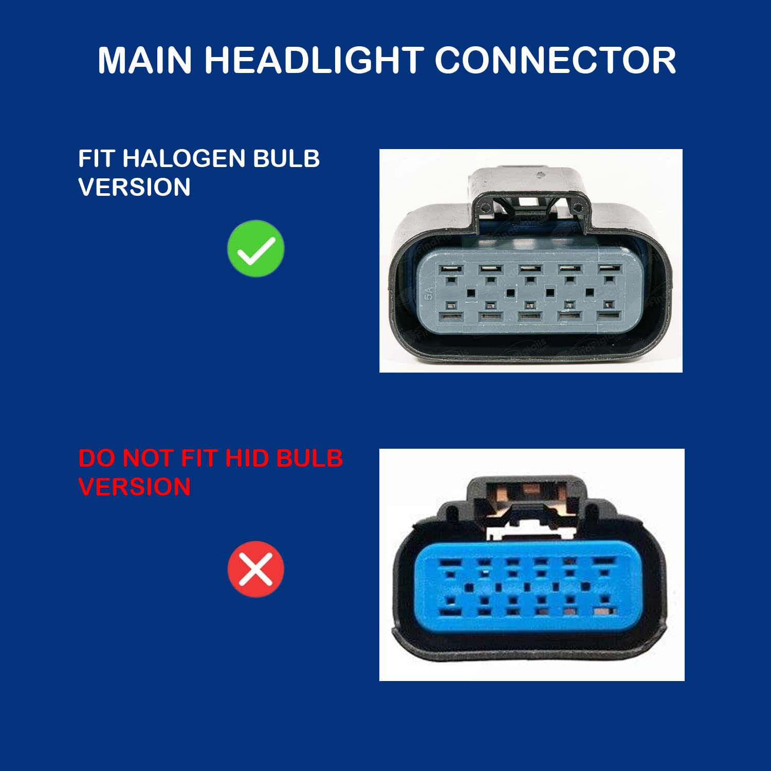 Amerilite Black Projector Headlights Plank Led Bar Set For Cadillac Srx - Passenger And Driver Side