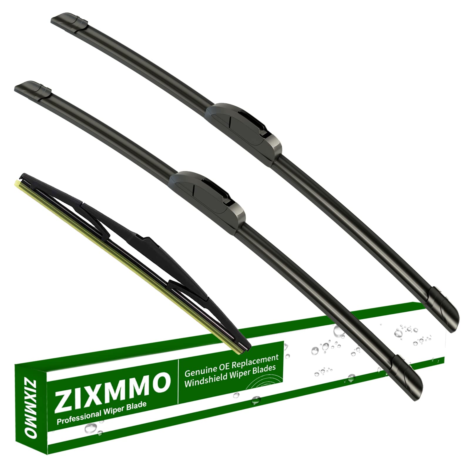 ZIXMMO 26''+22'' windshield wiper blades with 14'' Rear Wiper Blades Set Replacement for 2004-2006 Lexus RX330