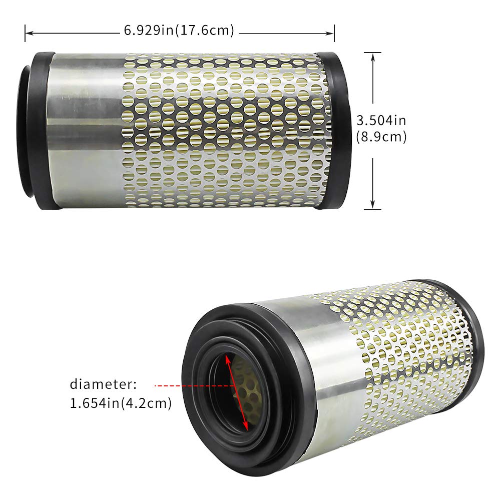 LOCOPOW 6C060-99410 6C060-99414 Air Filter for Kubota B7500 B7800 ZG227 ZG222 B21 B2910 B2100 B3200 B2710 B3030 B2400 B26 B2920
