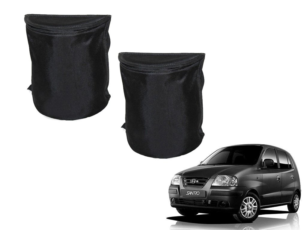 Kozdiko Semi Cylindrical Car Dustbin Set of 2 Pcs for Hyundai Santro