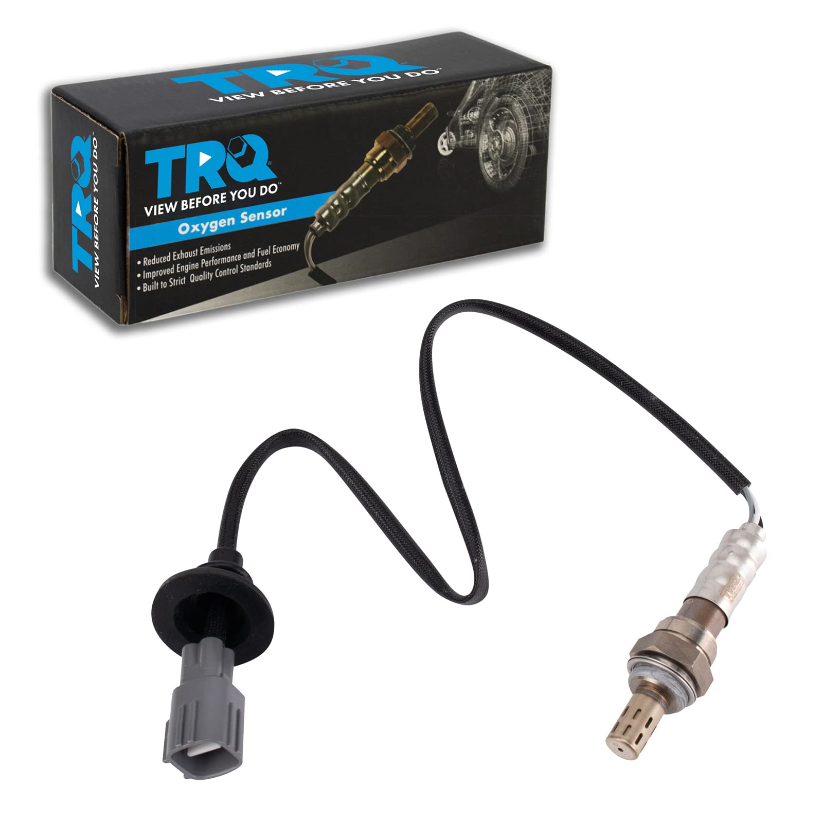 Trq O2 Oxygen Sensor Compatible With 92-11 Lexus 03-06 Pontiac 04-14 Scion 92-15 Toyota