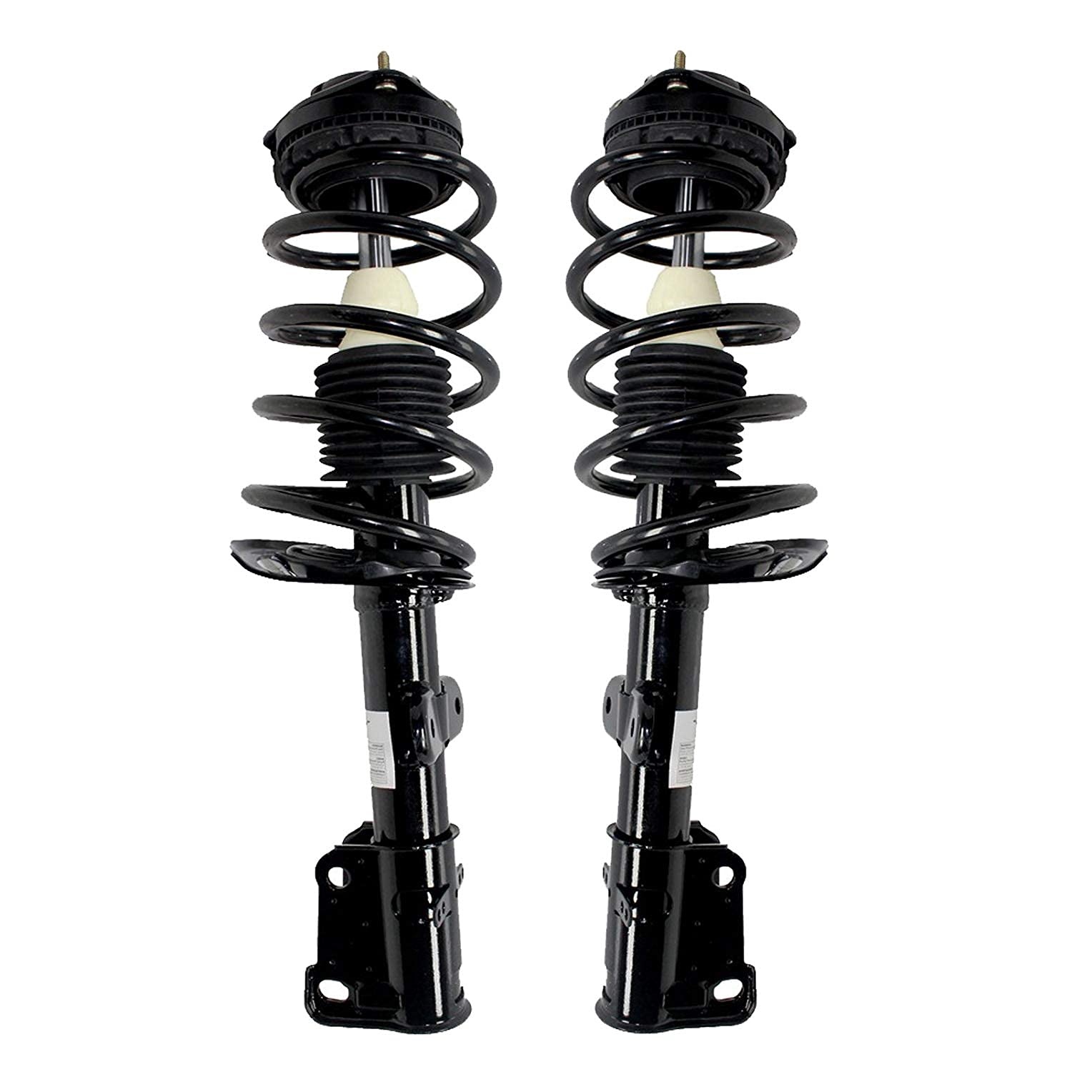 Detroit Axle - Front Struts Kit For 2008-2019 Dodge Grand Caravan, 2008-2016 Chrysler Town & Country, Ready Struts W/Coil Spring