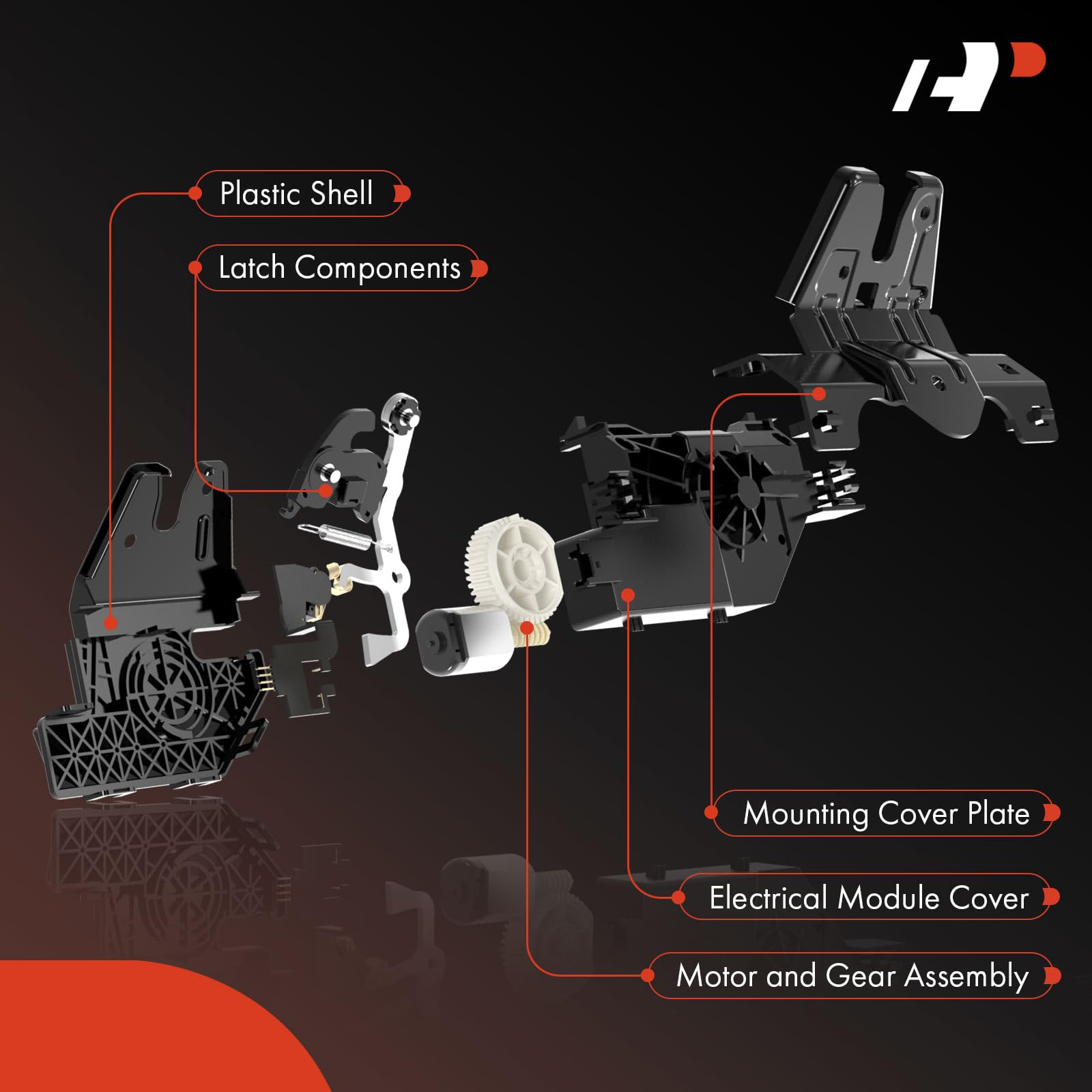 A-Premium Trunk Lid Latch Lock Actuator Compatible with Chevy Camaro Cruze Impala Sonic Cruze Malibu & Buick Cascada Regal Veran