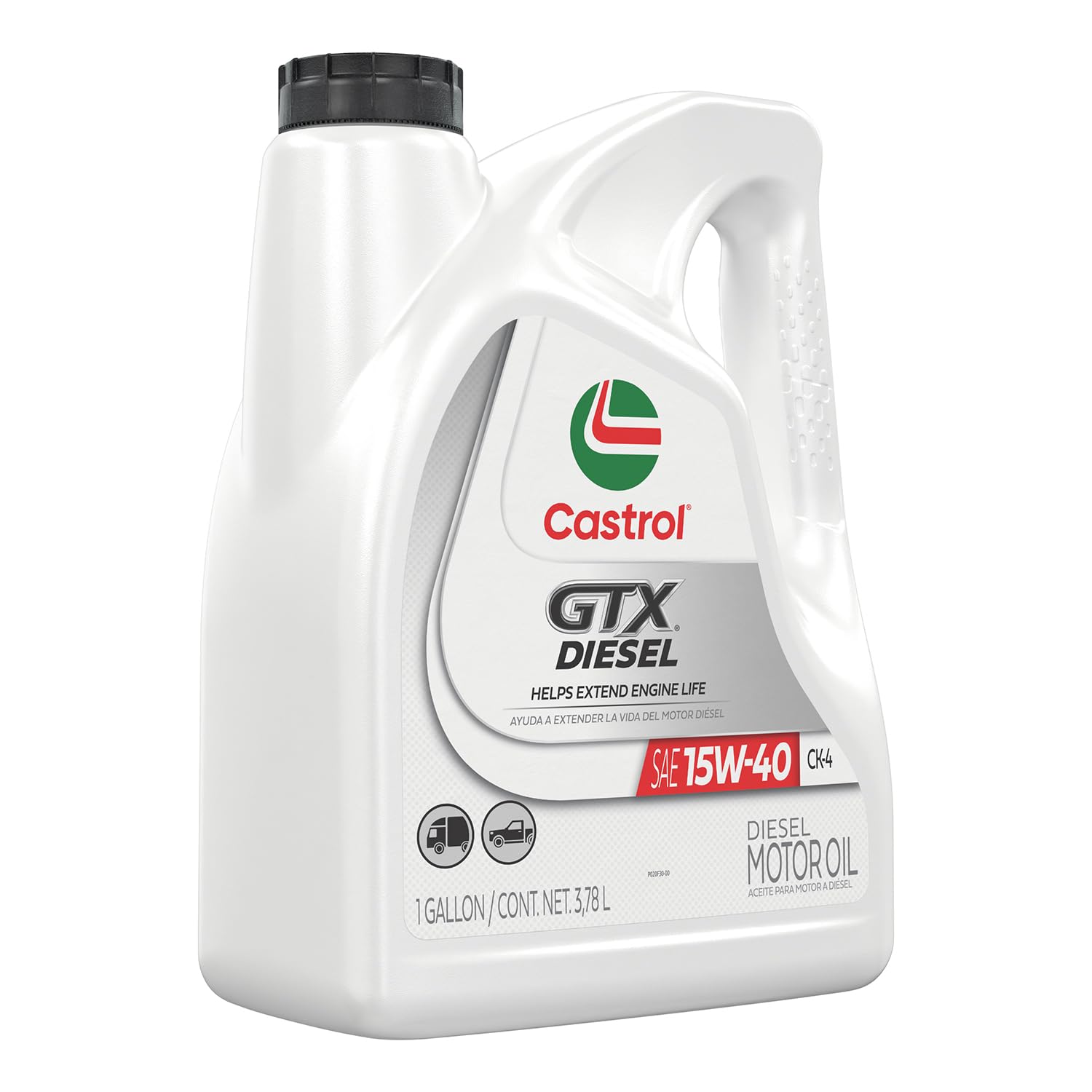 Castrol Gtx Ck-4 Conventional Diesel Motor Oil, 15W-40, 1 Gallon, Pack Of 3