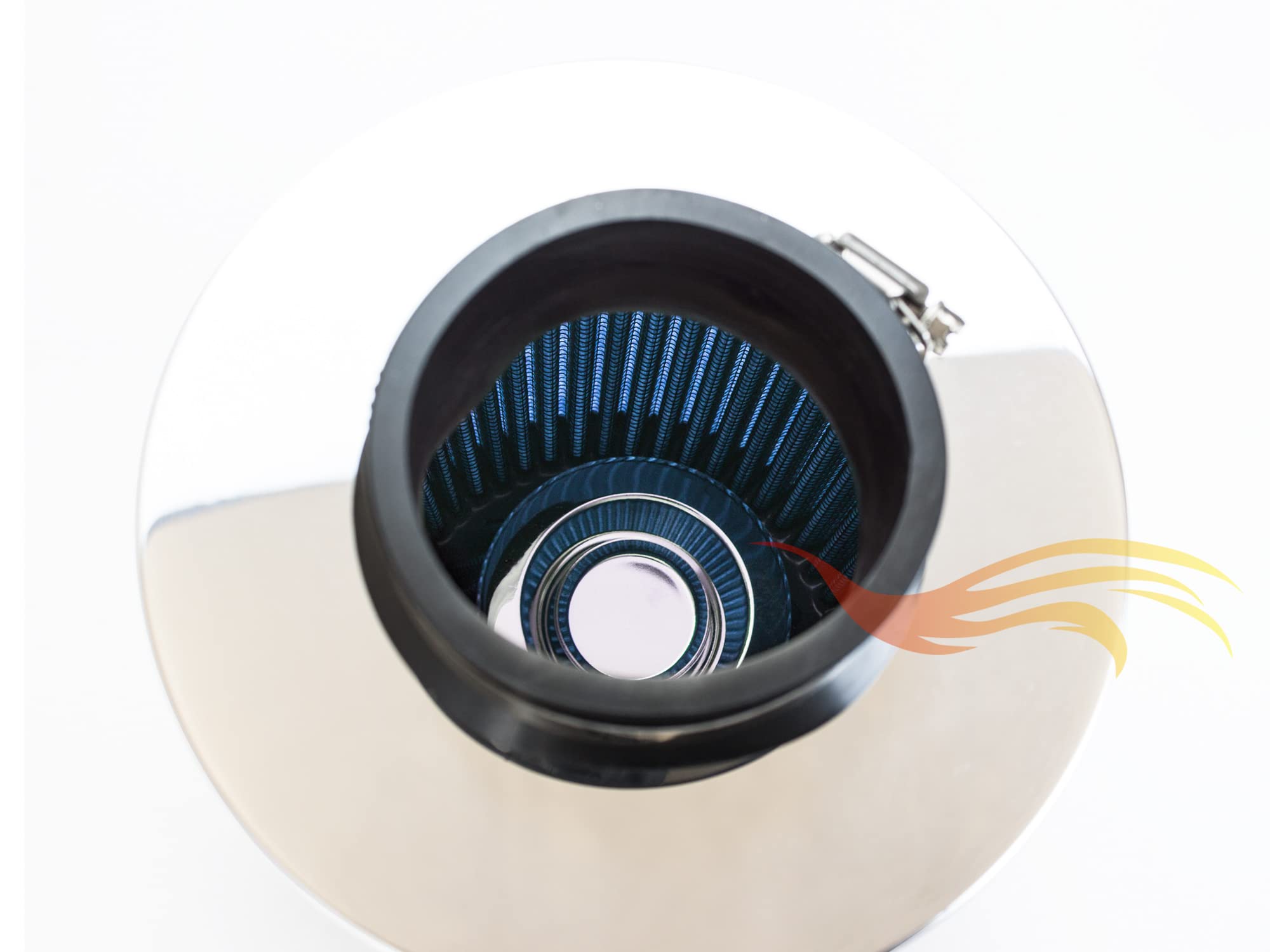 Rtunes Racing Cold Air Intake Kit + Filter Combo Blue Compatible For 06-11 Honda Civic Dx/Lx/Ex 1.8L I4 Model Only