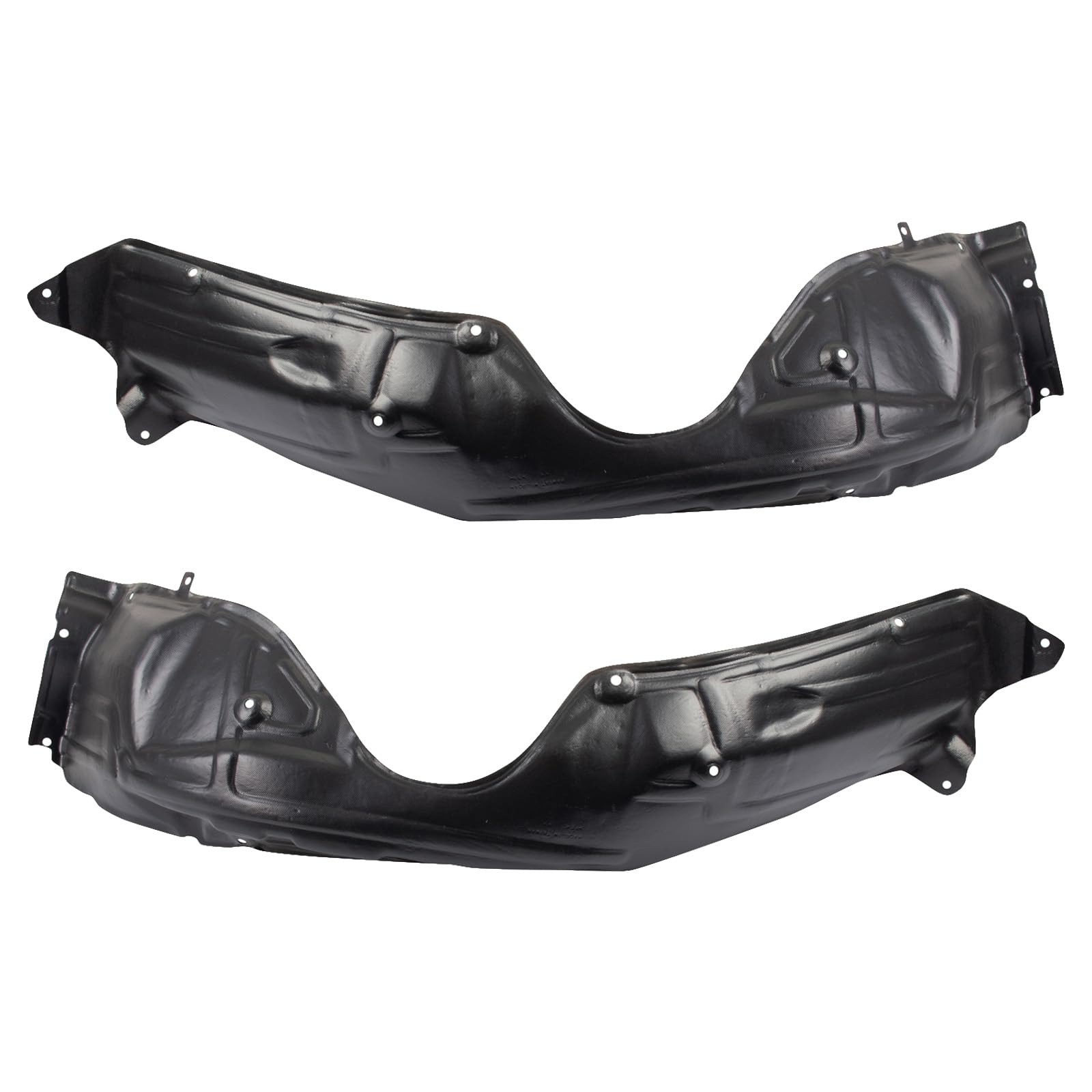 Trq Front Inner Fender Liner Set Compatible With 1995-1999 Toyota Avalon To1250104 To1251104