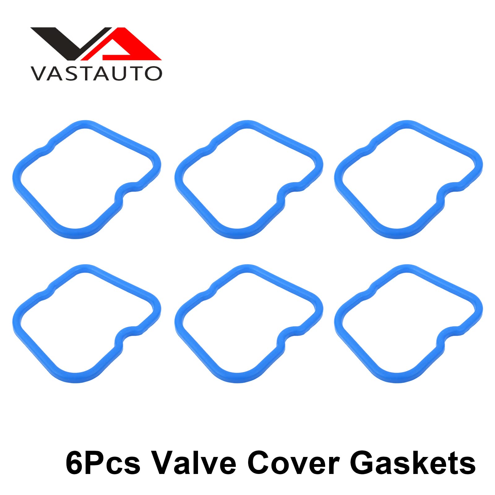 5.9 Cummins Valve Cover Gasket Seal Set (6Pcs) Fit For 1989-1998 Ram 2500 3500 D250 D350 W250 W350 Cummins 12V 6B 6Bt 5.9L Repla