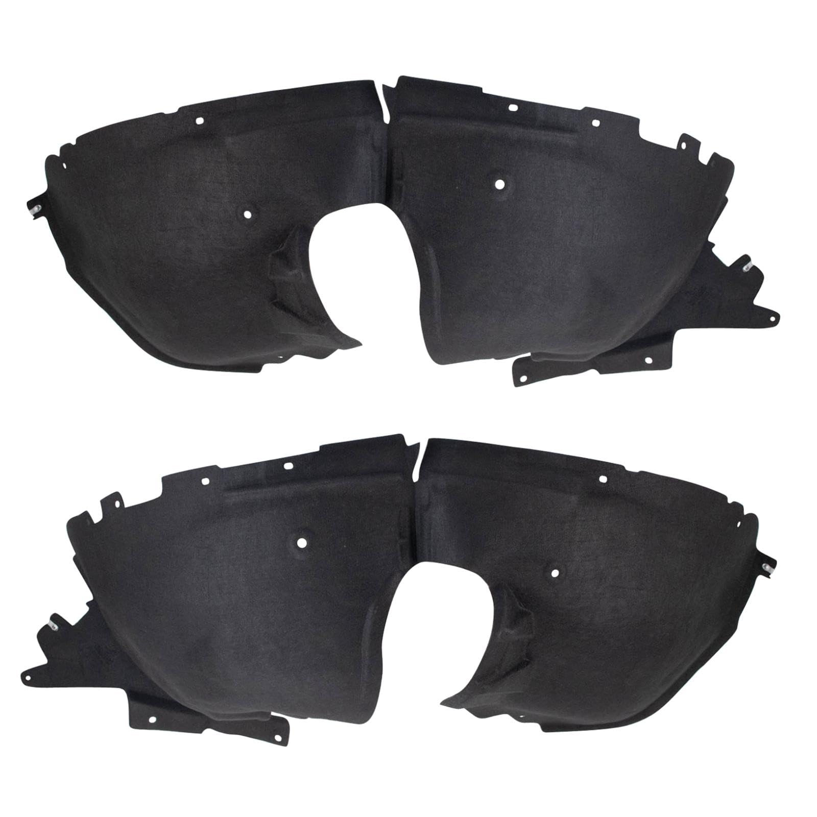 Trq Inner Fender Liner Set Compatible With 2020-2021 Buick Encore Gx Gm1248320 Gm1249320