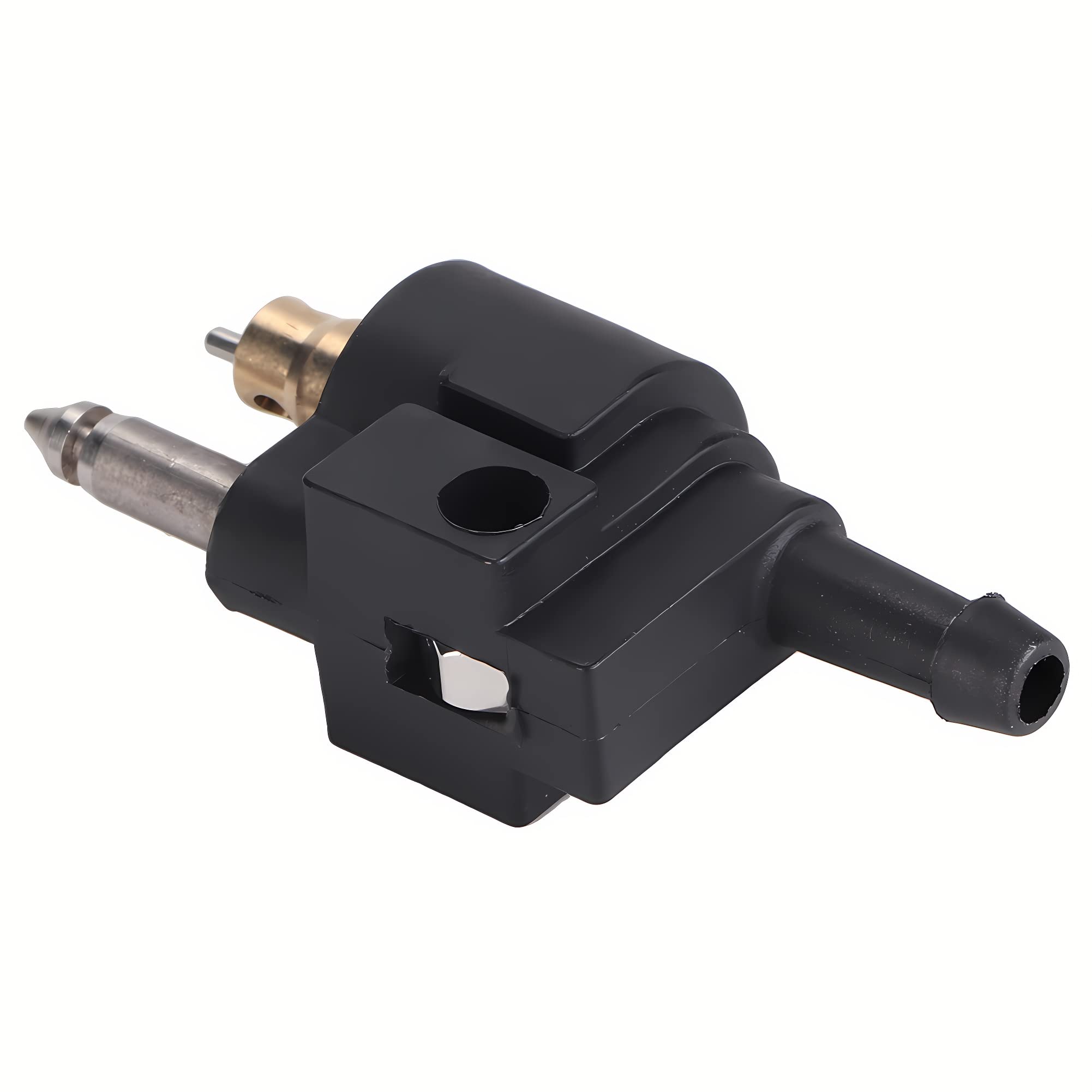 Acouto Male Fuel Connector 1/4 Inch Fuel Male Connector Pipe Joint Fit For Outboard Motor