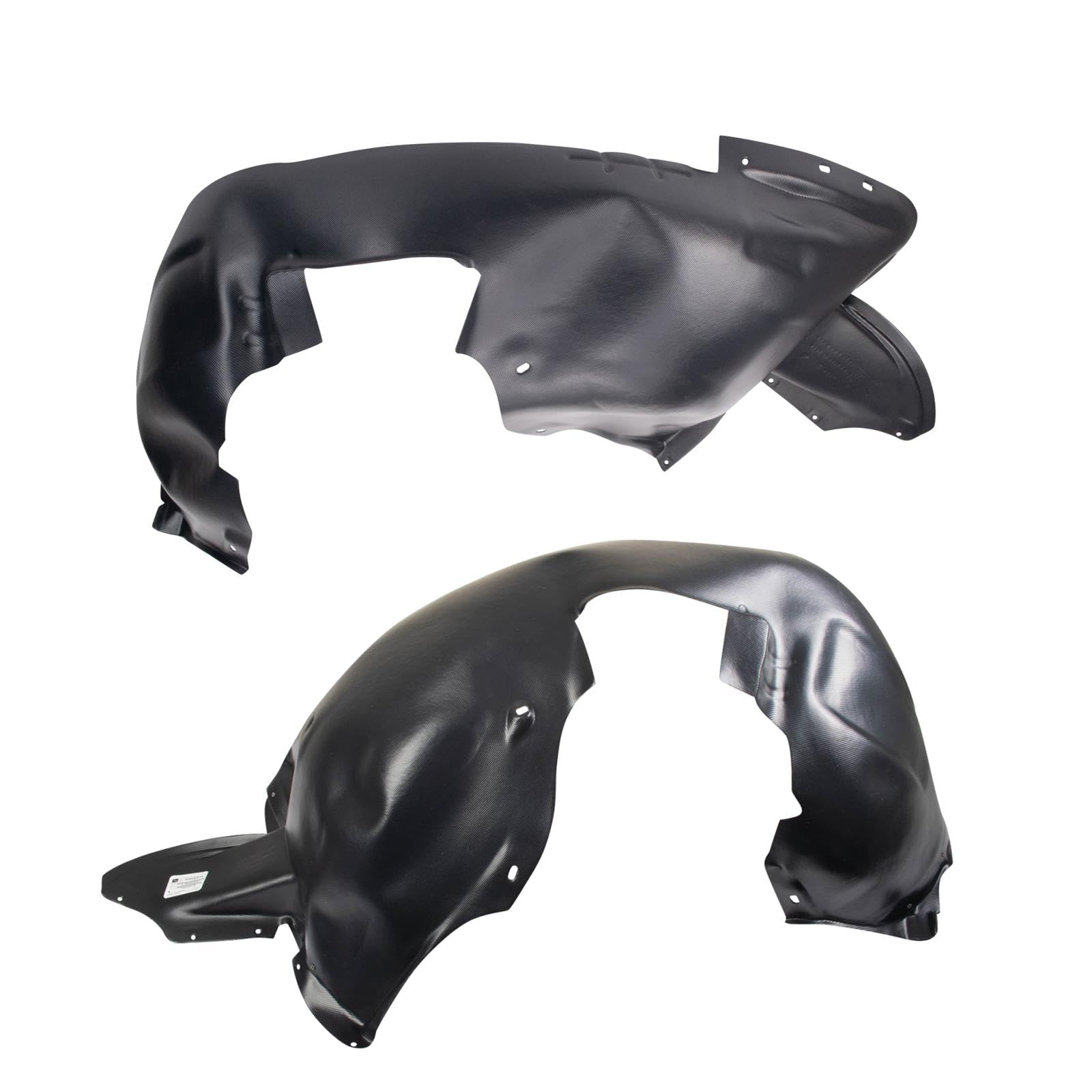 Trq Front Inner Fender Liner Set Compatible With 2011-2014 Volkswagen Jetta Vw1248120 Vw1249120