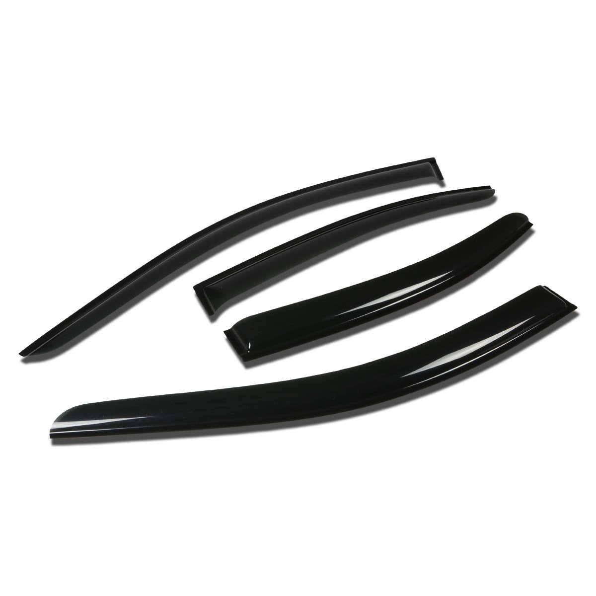 Auto Dynasty Window Visors Compatible With 09-14 Nissan Maxima, 4Pcs Front & Rear Tape-On Window Vent Visor Deflectors Rain Guar