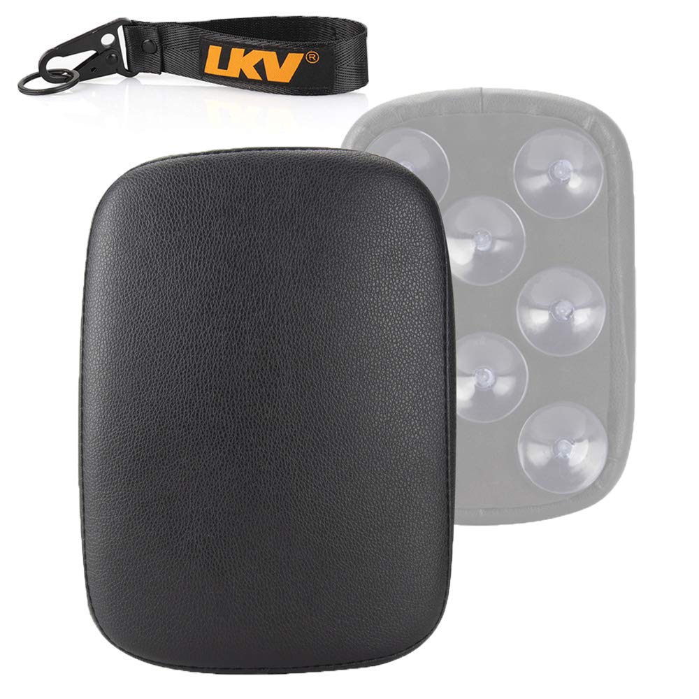 Lkv 10.63 '' Motorcycle Pillion Passenger Pad Seat Rear Cushion With 8 Suction Cups Replacement For Harley Sportster 883 1200 Dy