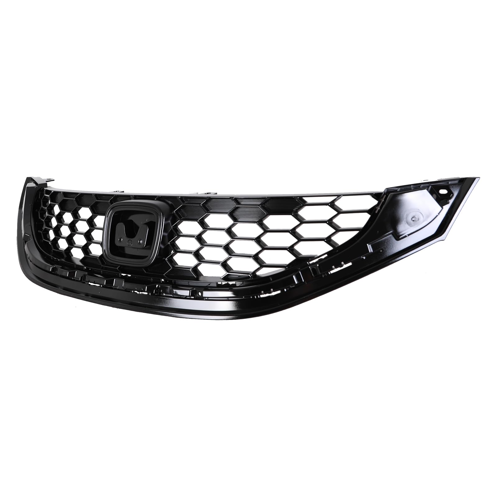TYG (CAPA QUALITY) Front Grille Compatible with 2013-2015 Honda Civic, ABS OEM Replacement Bumper Grill for HO1200218 71121-TR3-