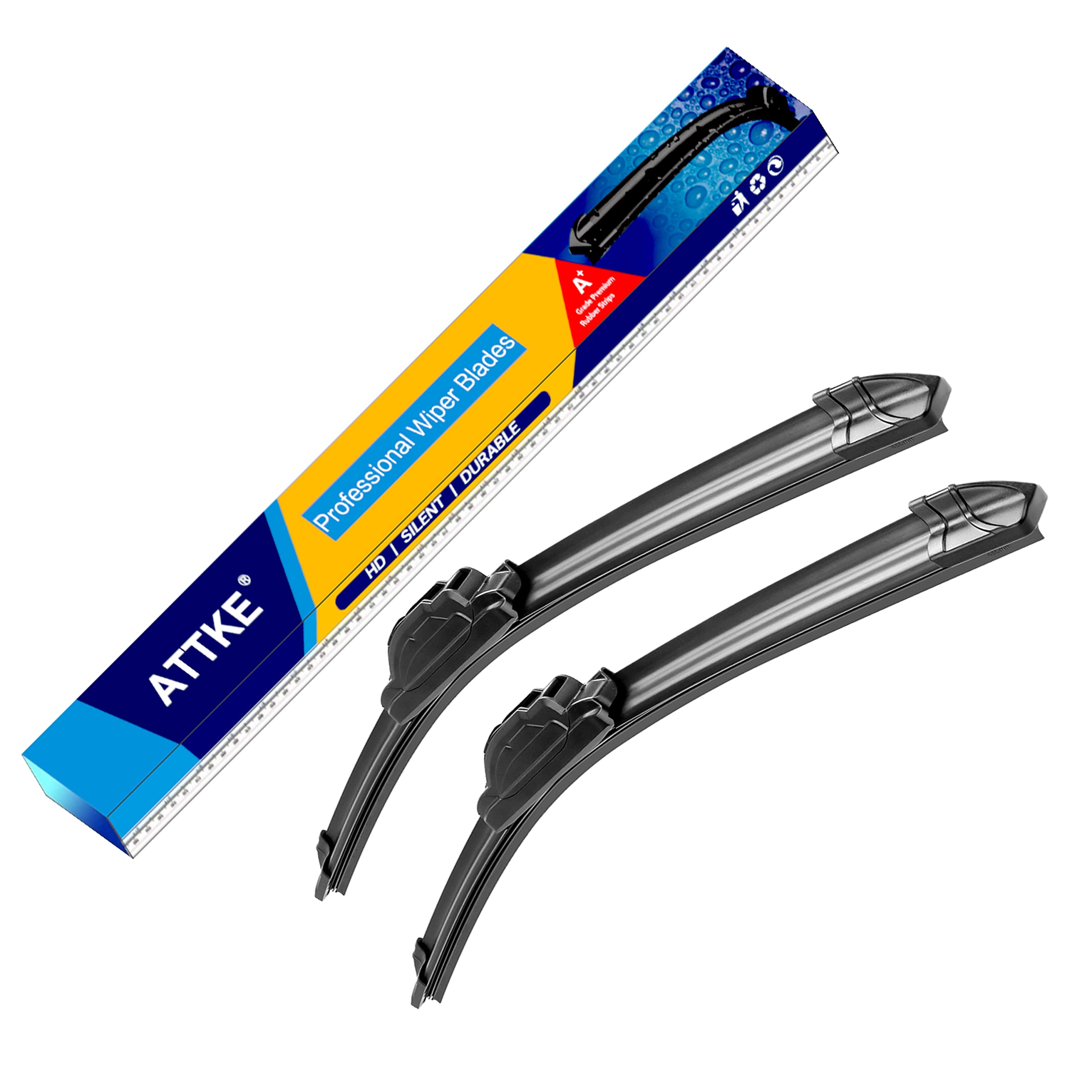26 + 17 Oem Quality Front Windshield Hook Wiper Blades Oe Original Style (Set Of 2)
