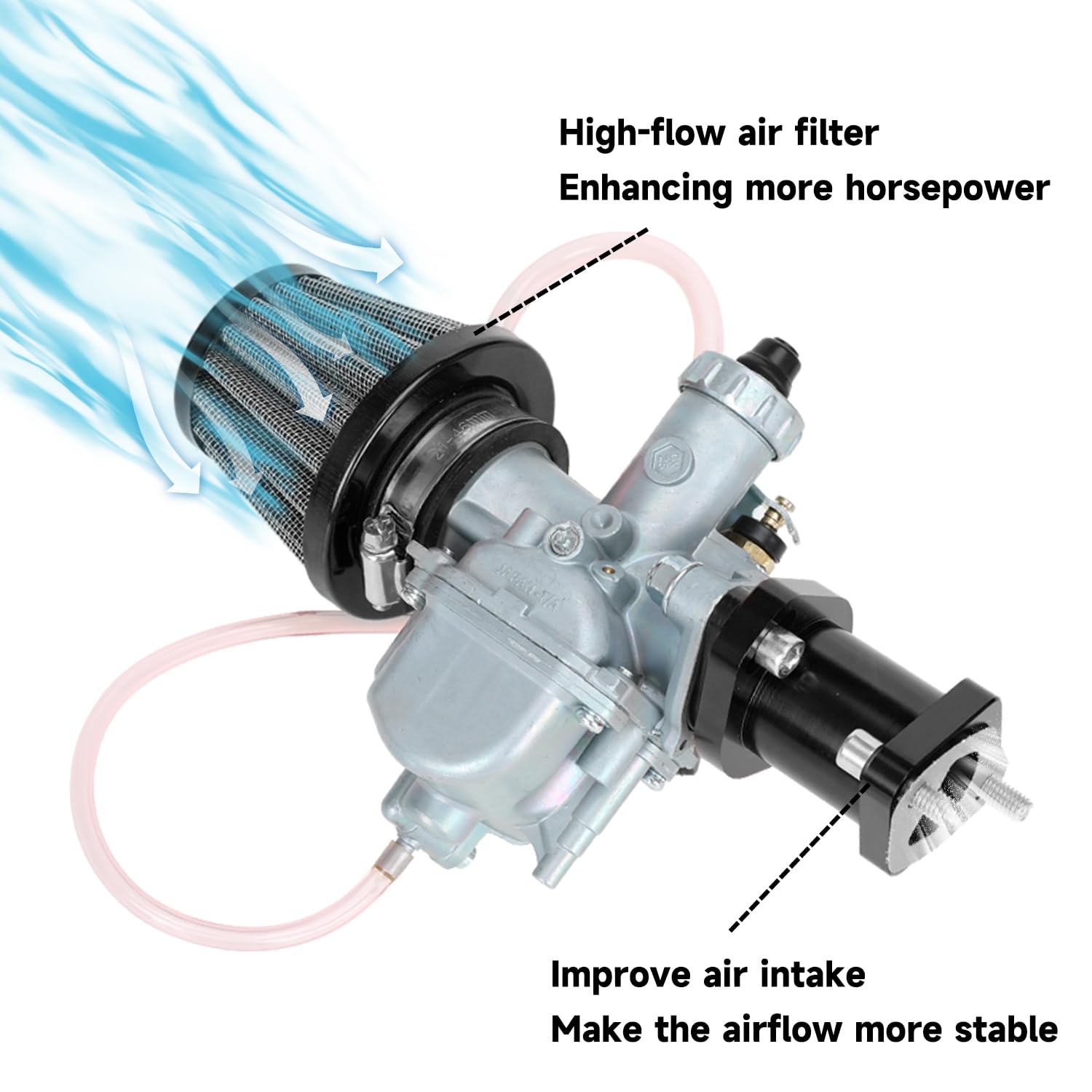 FVRITO VM22 26mm Carb for Predator 212 Carburetor 212cc 196cc Coleman CT200U CT200U-EX BT200X KT196 Mini Bike Go Kart Baja Warri