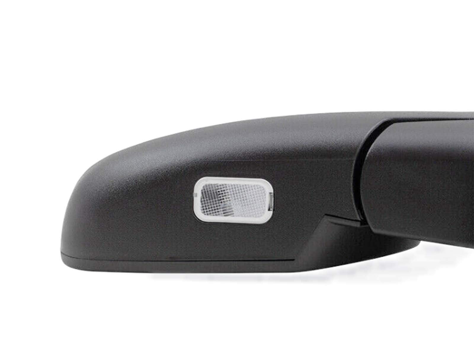 Apa Replacement Power Folding Mirror For 2007-2014 Silverado Sierra Yukon Tahoe Suburban Avalanche With 7 Dot Led Signal Power H