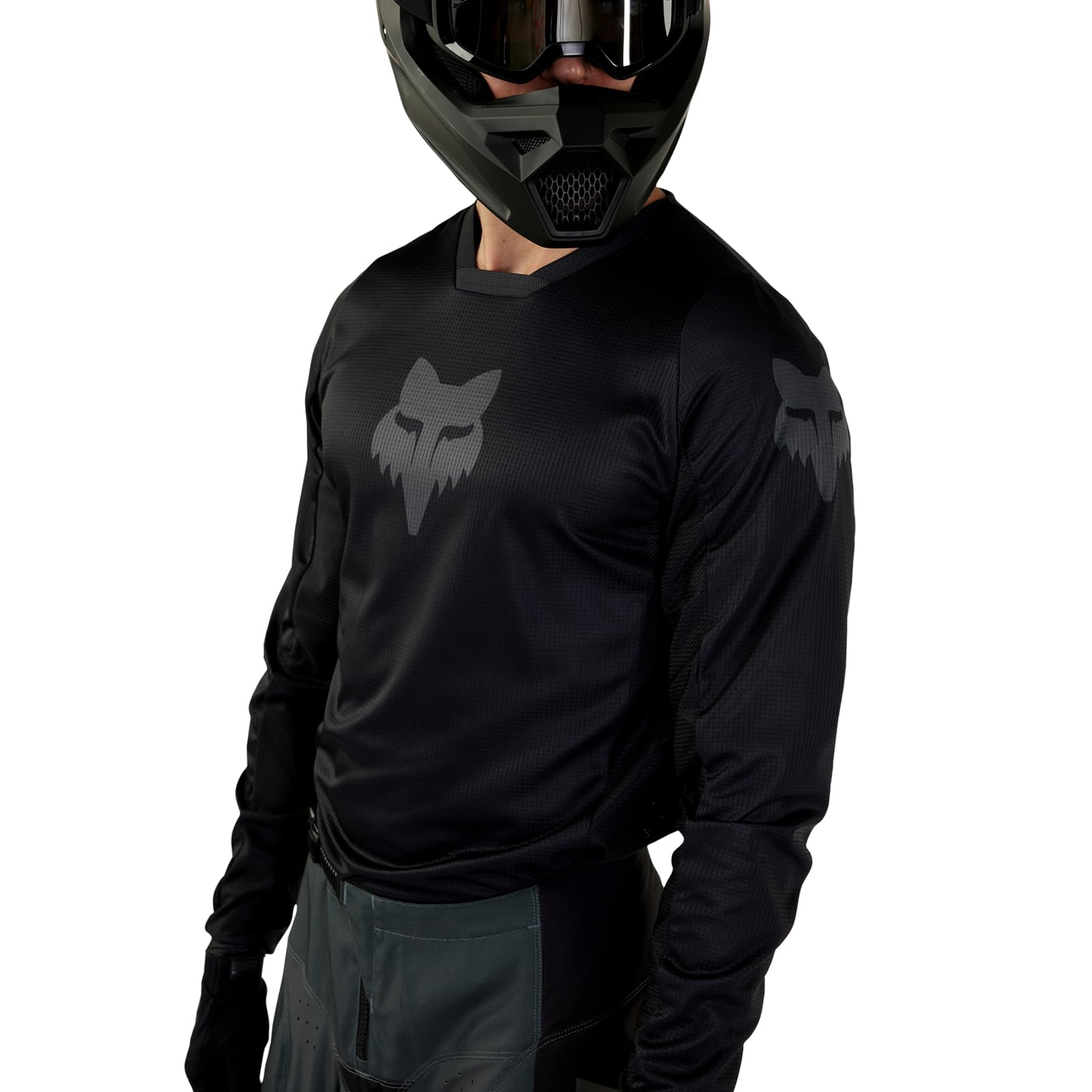 Fox Racing 180 Blackout Motocross Jersey, Black, X-Large