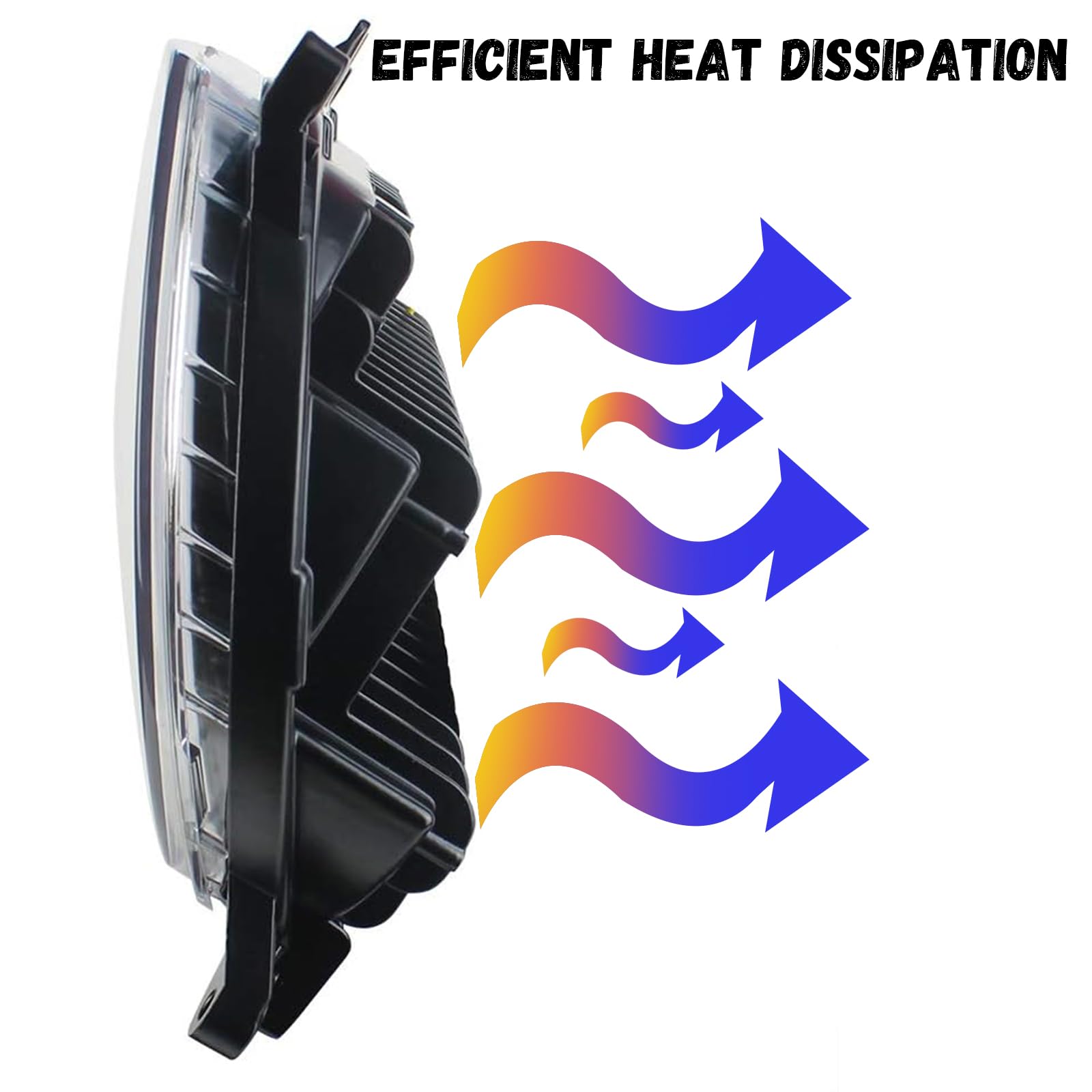 Atubeix Headlight Led Road Glide Motorcycle, Daytime Running Side Lights For 2015 2016 2017 2018 2019 2020 2021 2022 2023 Headla