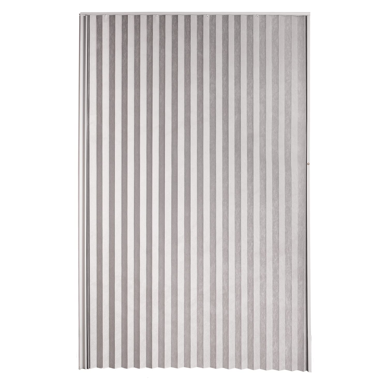 Camper Comfort RV Pleated Folding Door | Closet Folding Door (48 W x 75 H, Gray)