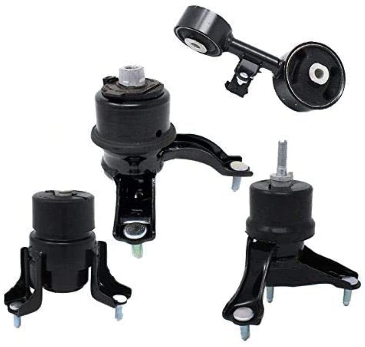 ENA Engine Motor and Trans Mount Set of 4 Compatible with Toyota 2002 2003 2004 2005 2006 Camry 2.4L Auto Trans Replacement for 