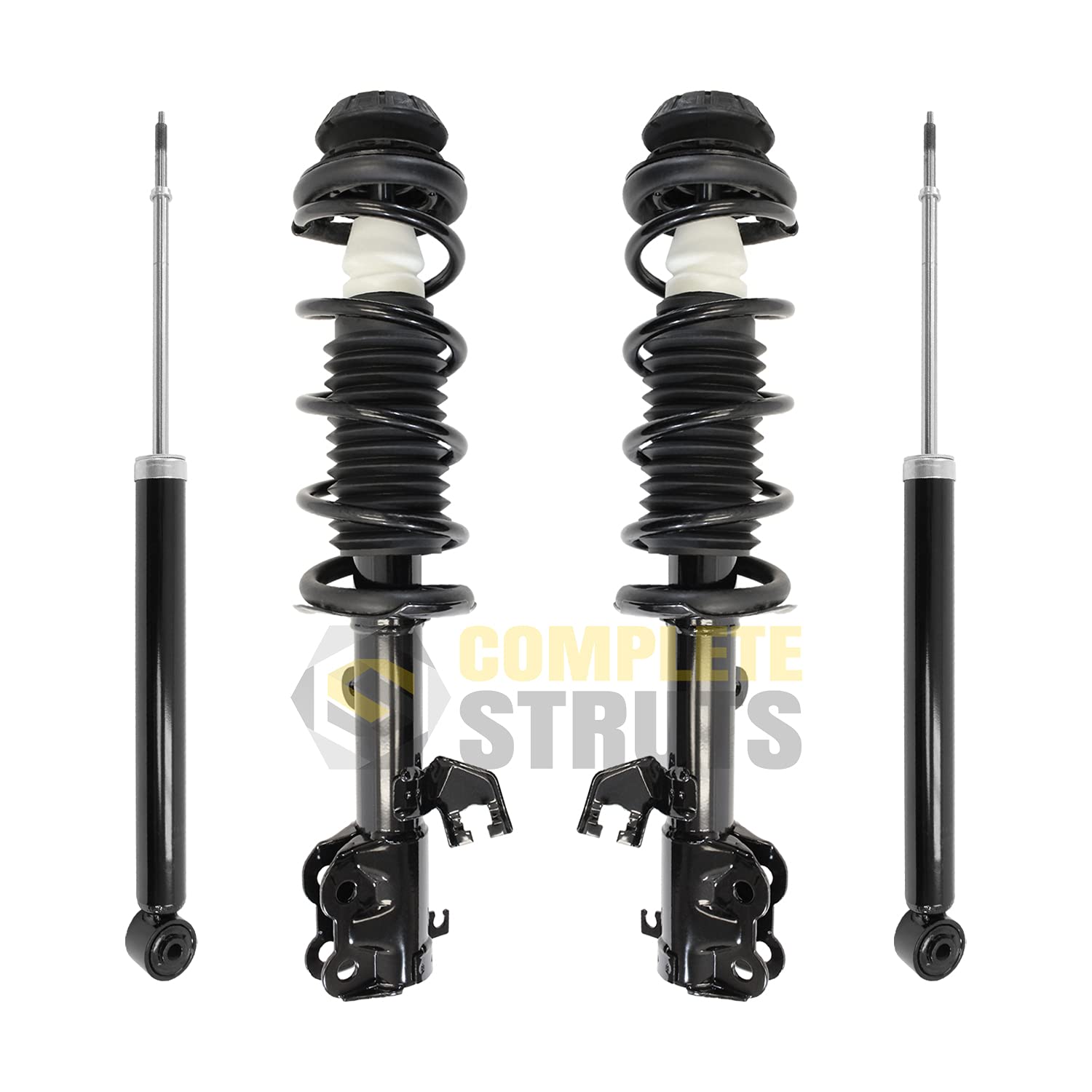 COMPLETESTRUTS - Front Complete Strut Assemblies with Coil Springs and Rear Shock Absorbers Replacement for 2012-2020 Nissan Ver