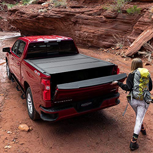 Undercover Armorflex Hard Folding Truck Bed Tonneau Cover | Ax12020 | Fits 2019 - 2021 Chevy/Gm Silverado/Sierra, Works W/ Multi