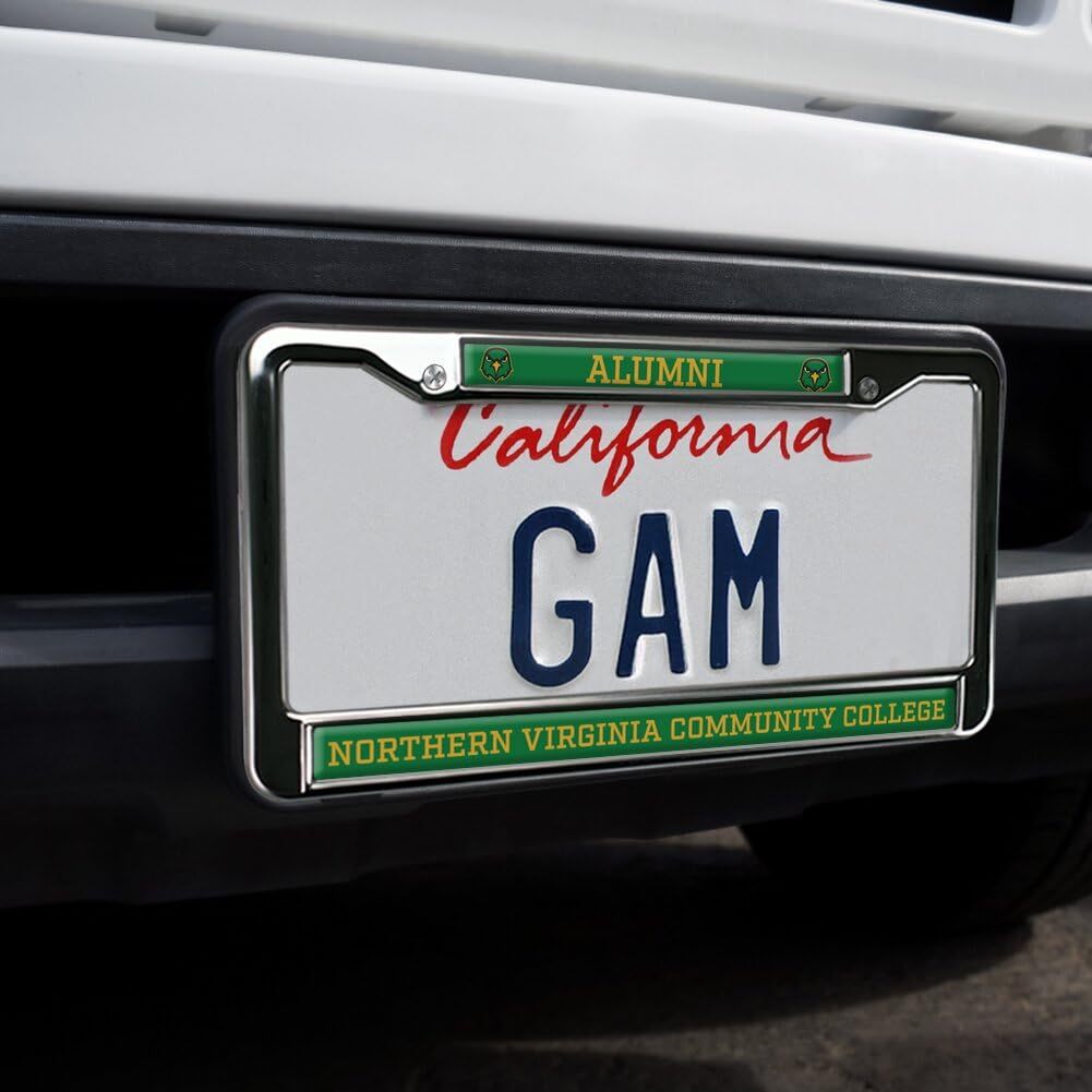 Northern Virginia Community College Alumni Full Size Standard License Plate Metal Frame