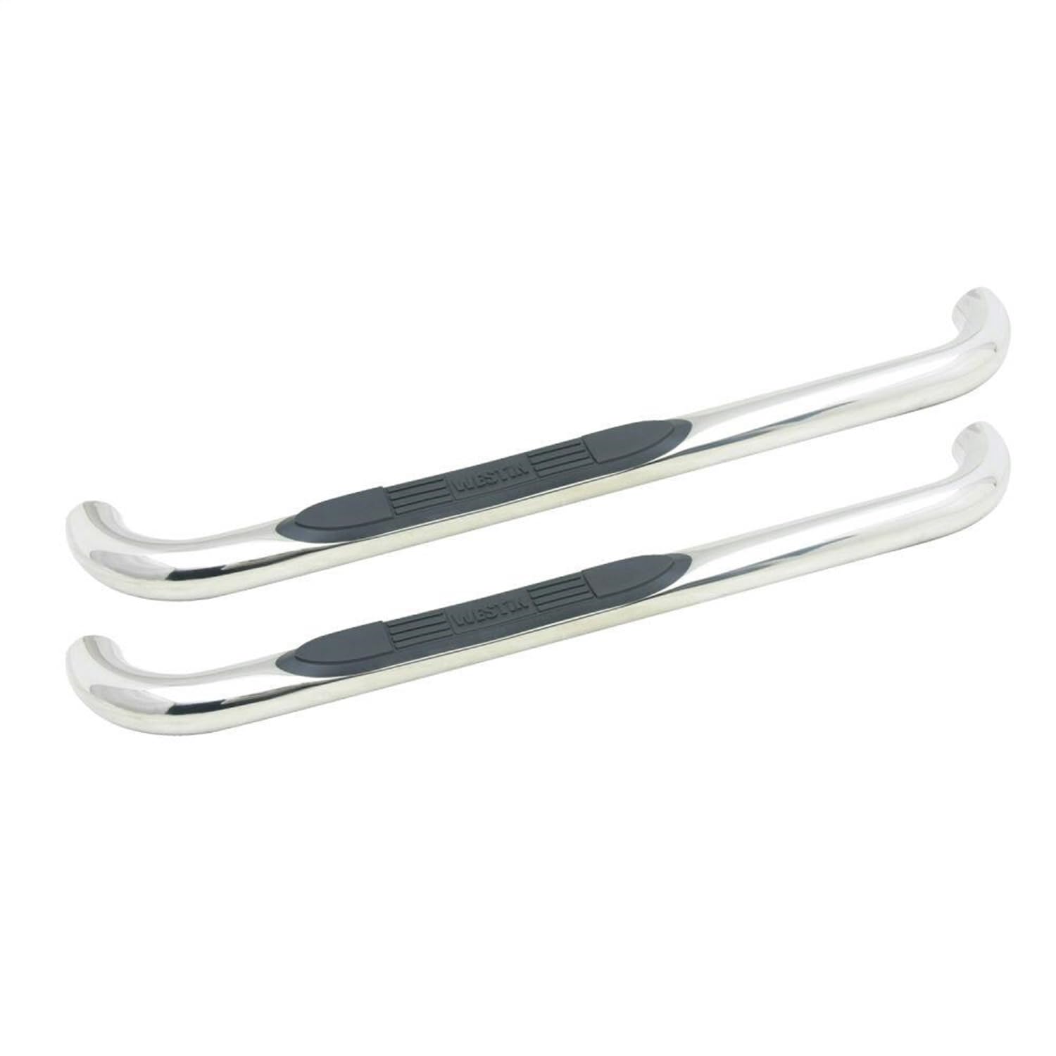 Westin 23-0500 E-Series 3 Round Nerf Bars Fits 1992-1994 Blazer Full Size 2Door 1988-1998 C/K Standard Cab 1995-1999 Tahoe 2Door 1992-1999 Yukon 2Door Polished Pair