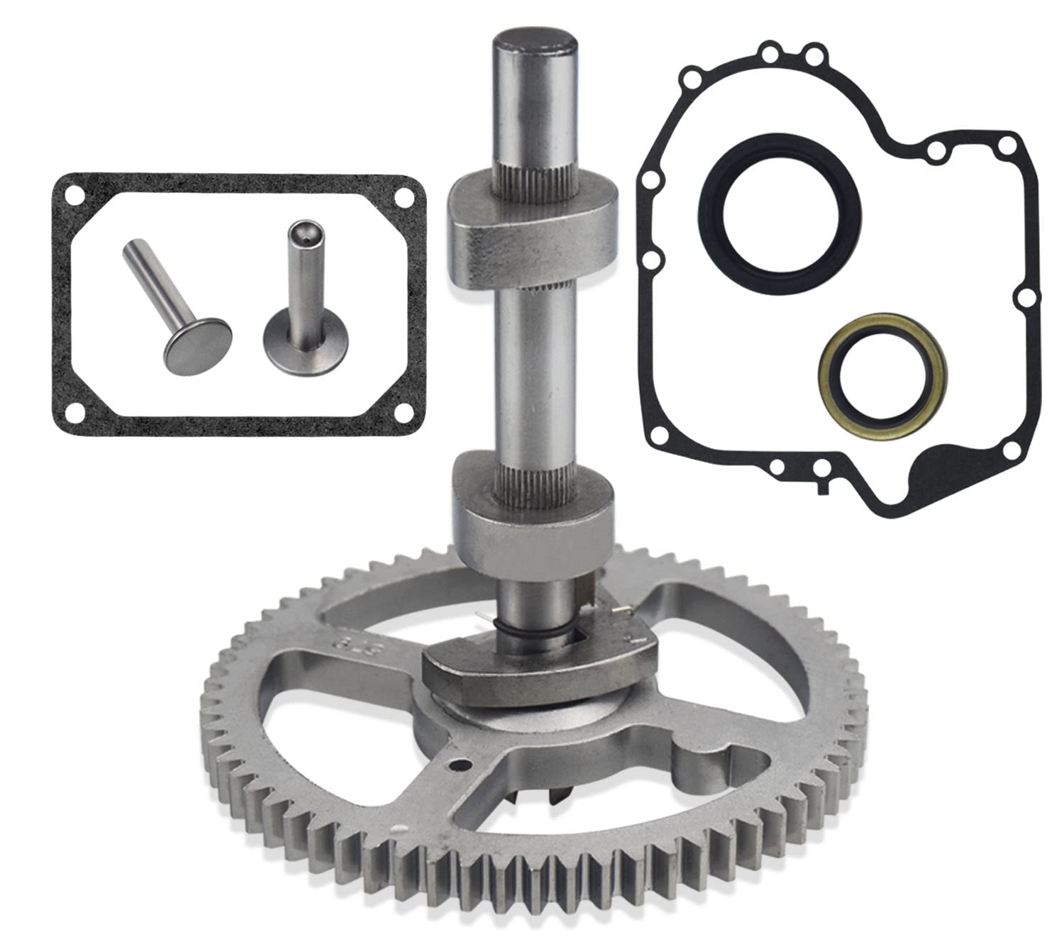 84005207 793880 Camshaft - For B&S 793880 793583 792681 791942 795102 Cam Replacement Kit With 795387 Oil Seal Ring And 697110 Crankcase Gaskets