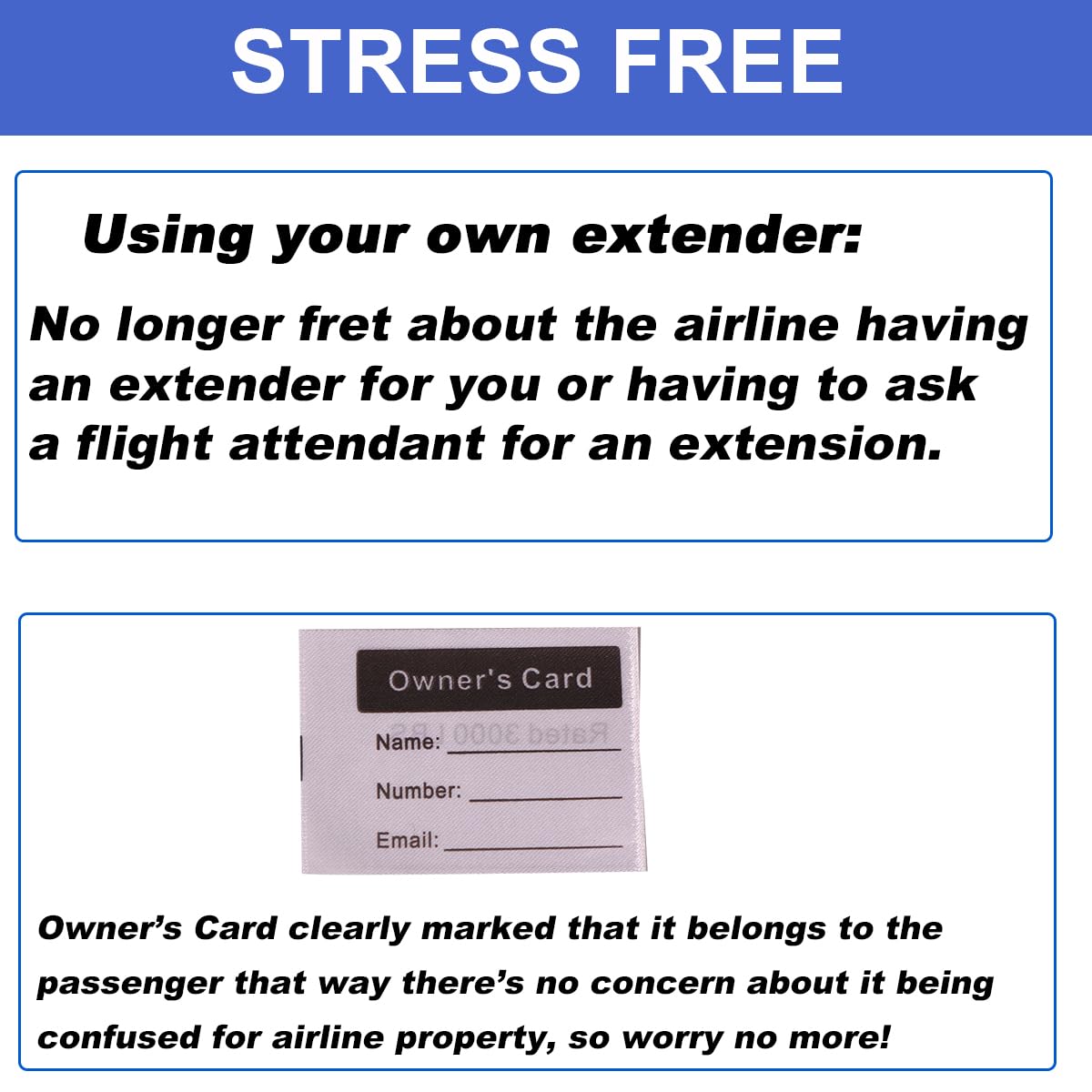 Idpoo Airplane Seat Belt Extender -Fits Southwest Airline New 737-800/737 MAX8- ECE Safety Certification,SeatBelt Extension Adju