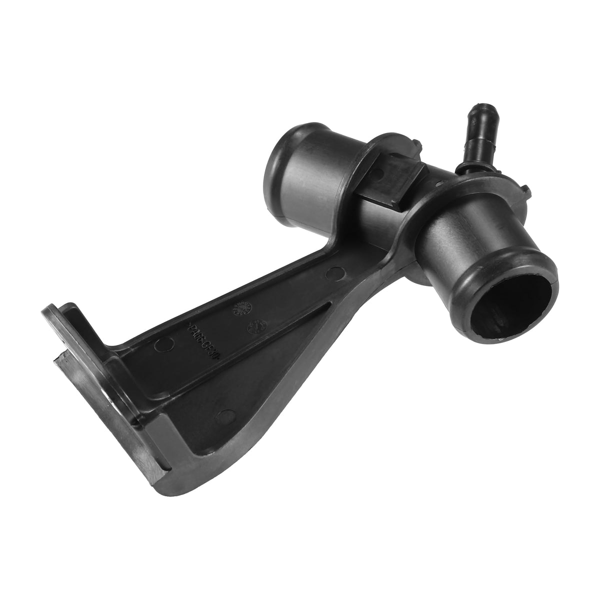 Partuto Engine Radiator Water Outlet Coolant Pipe No.165770T030 - Car Outlet Heater Hose Connector - For Toyota Corolla 1.8L 2009-2014 Plastic Black 1 Pc