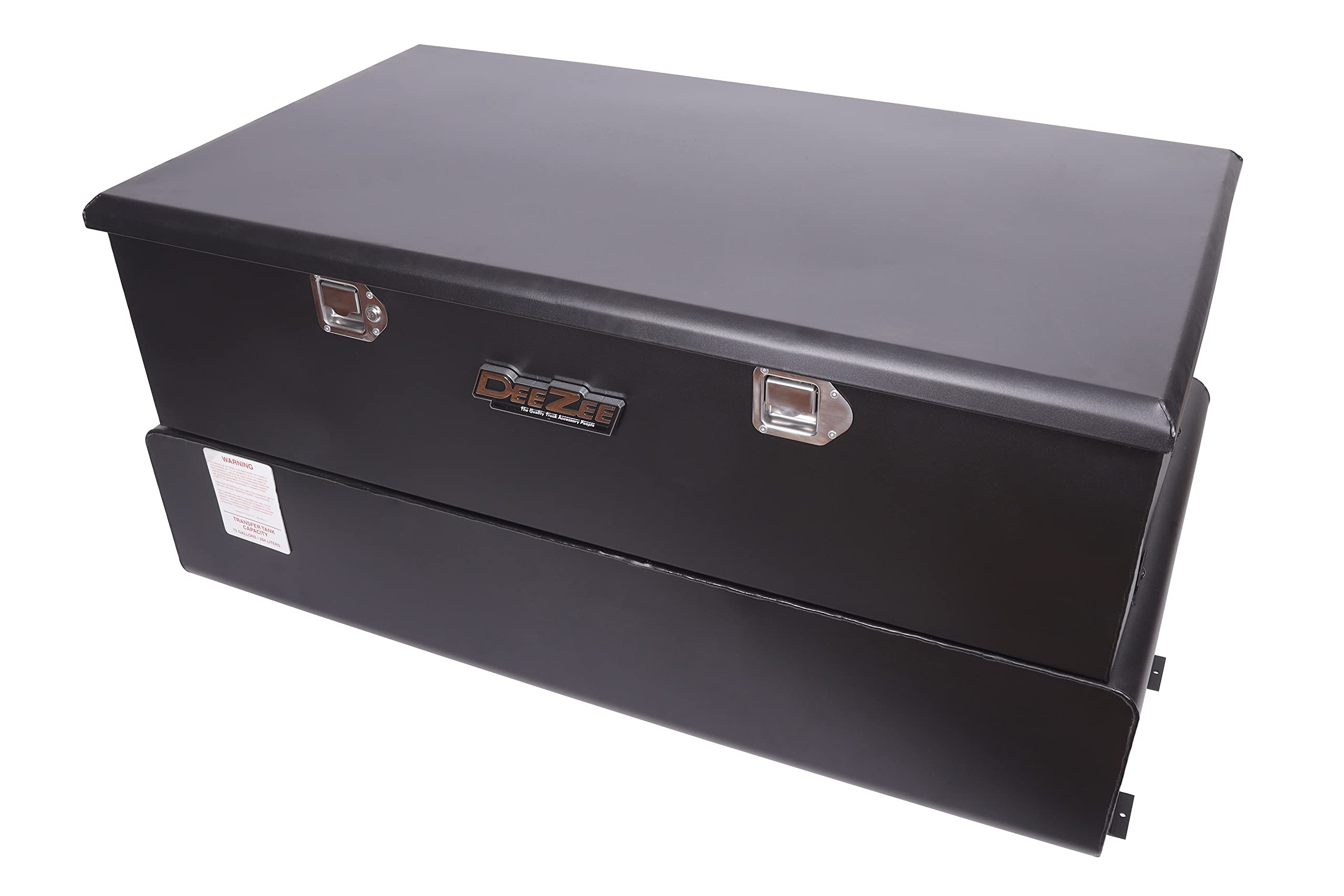 Dee Zee Dz92856Sb 75 Gallon Black Steel Combo Transfer Tank With Pump