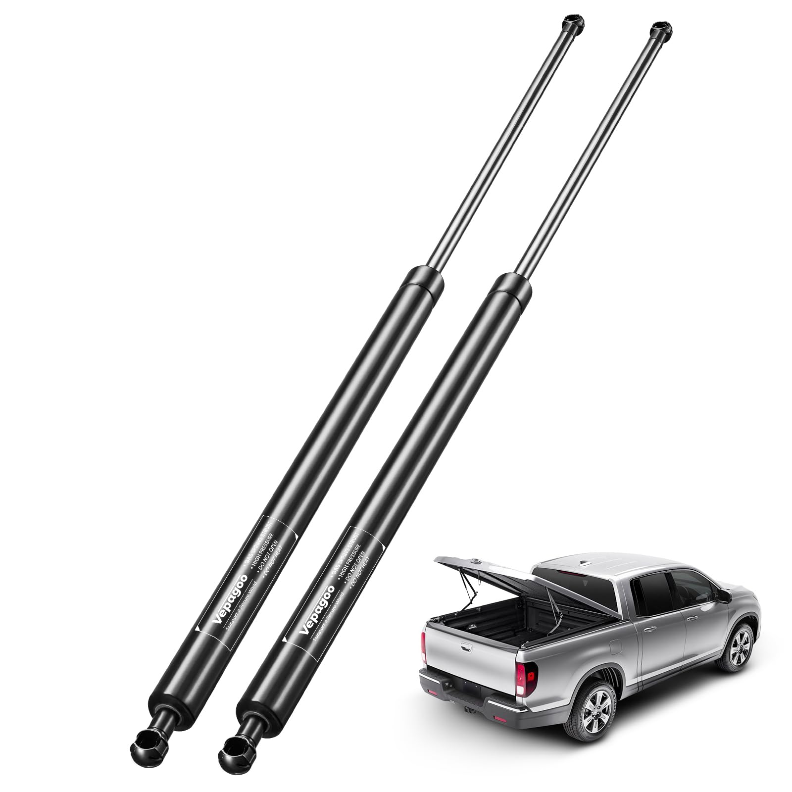 Vepagoo 36 Inch Gas Strut 40Lb/178N Heavy Duty Lid Gas Struts Shock Lift Support Spring For Tonneau Cover Rv Kitchen Door Truck