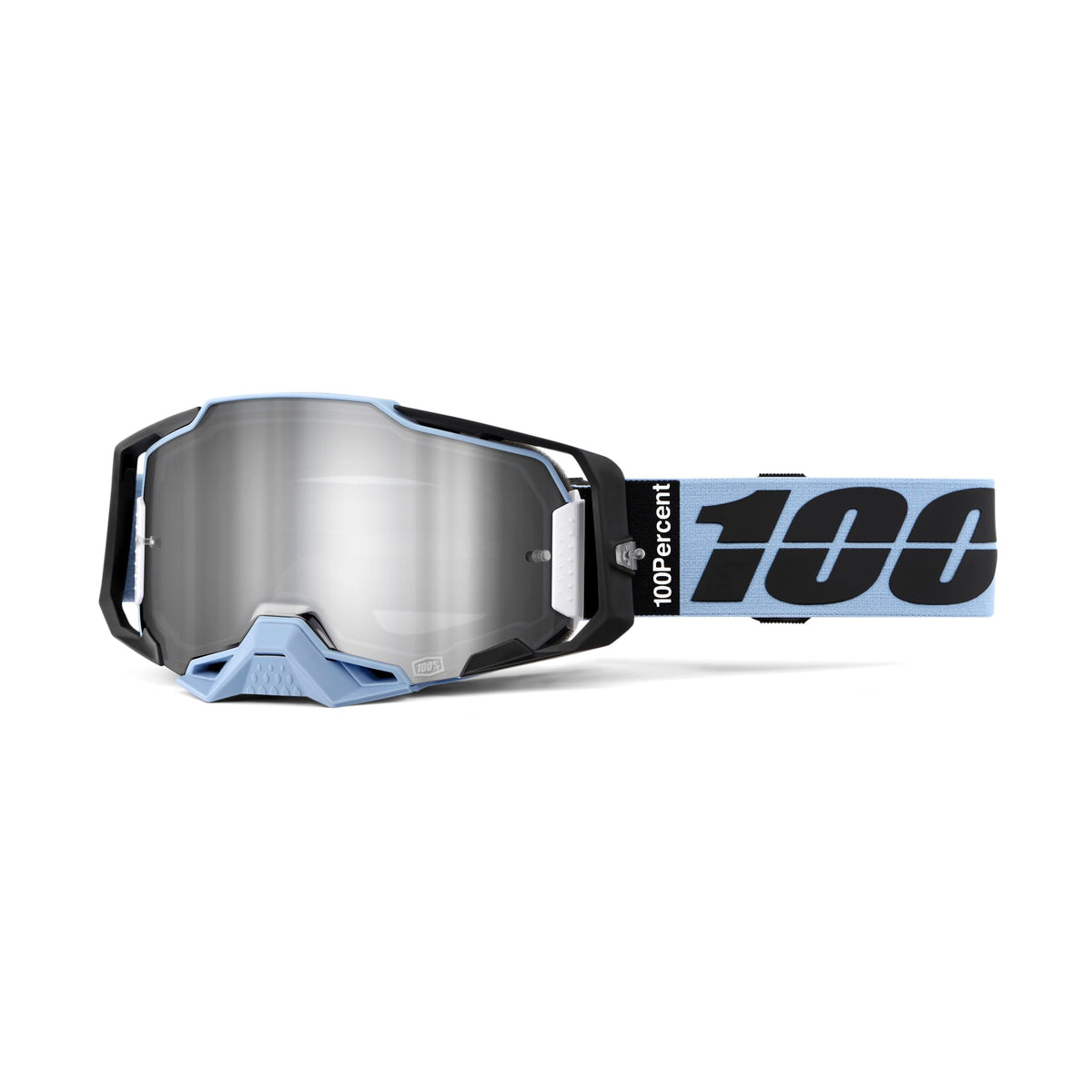 100% Armega Goggles - Eyewear For Dirt Bikes, Motocross, Motorcycle, & Bike Sports - Durable Mountain Biking Goggles - Petros, M