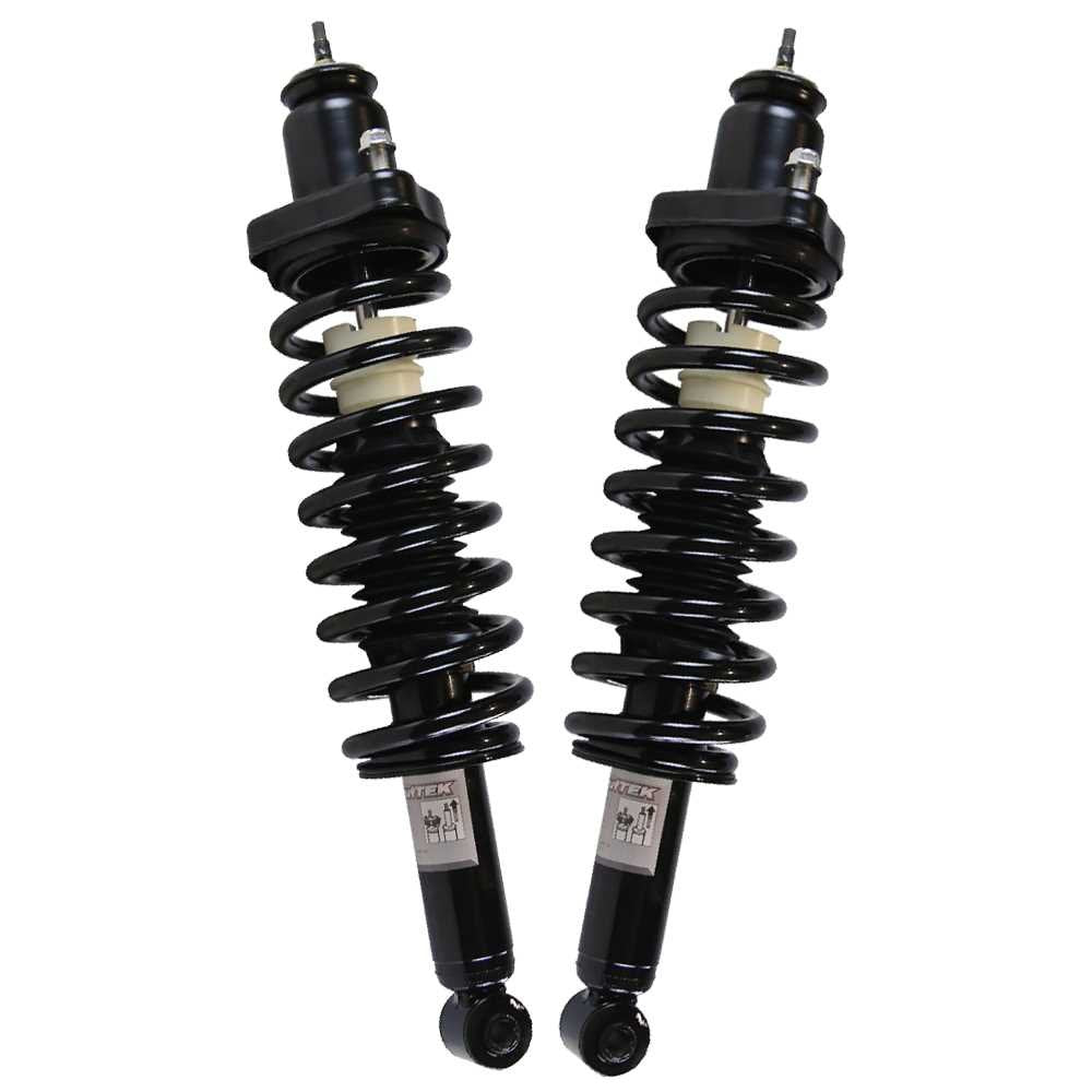 Autoshack Rear Complete Struts Coil Springs Assembly Pair Of 2 Driver And Passenger Side Replacement For 2007-2010 Jeep Patriot