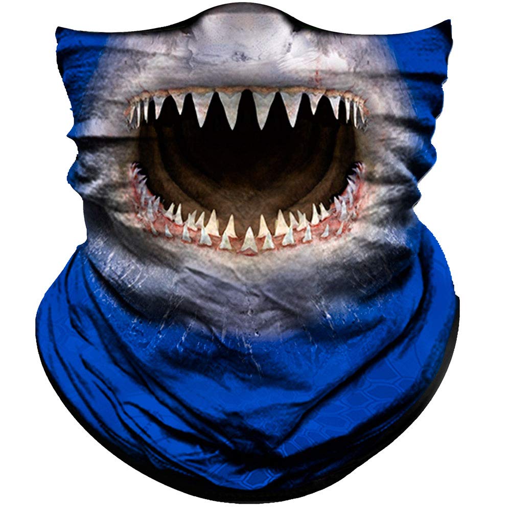 Obacle Animal Half Face Mask Sun Dust Wind Protection Durable Breathable Seamless Face Mask for Men Women, Lightweight Thin Neck