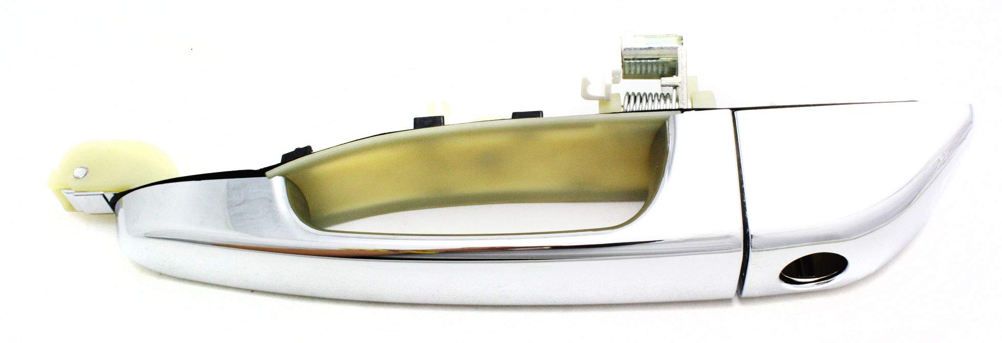 Evan Fischer Exterior Door Handle Compatible With 2006-2012 Kia Sedona, Fits 2007-2008 Hyundai Entourage Front, Driver Side Partslink Hy1310122