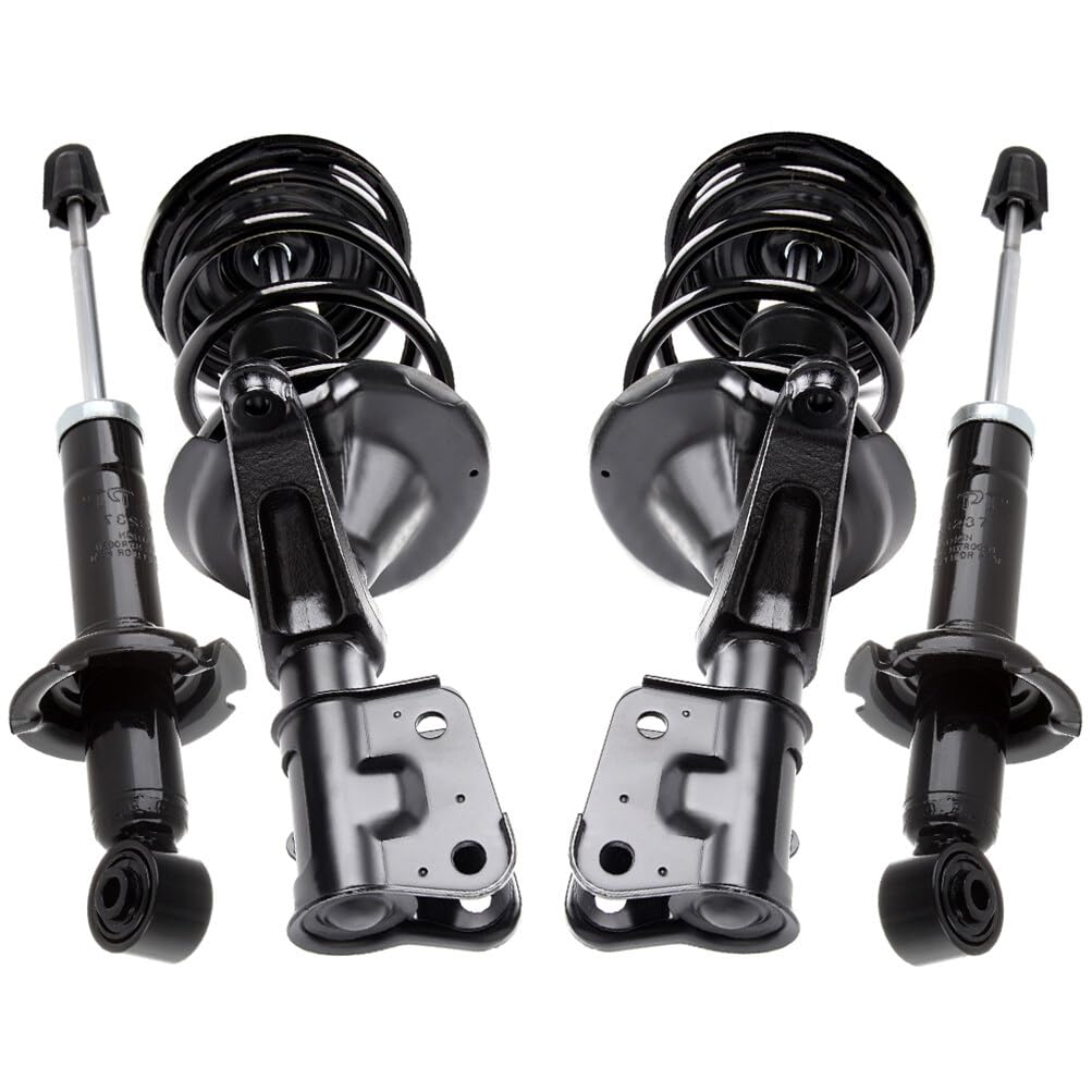 Scitoo Front Complete Struts Spring Assembly Rear Shocks Struts Fits 2001-2003 For Acura El 2001-2002 For Honda Civic Quick Struts 171434 171433 341362 71340 - Set Of 4