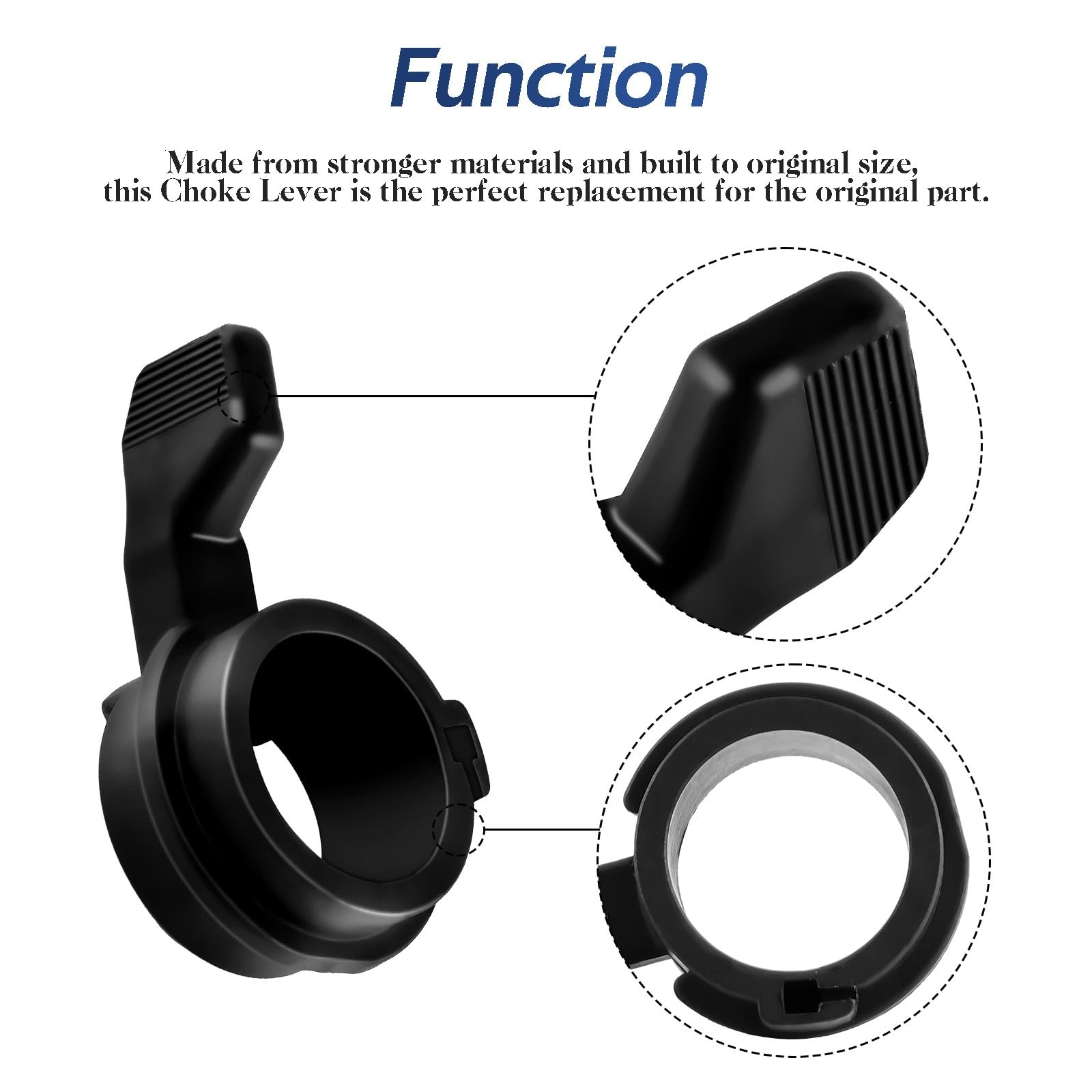 HIMARKLIF Choke Lever Knob Fit for Suzuki QuadRunner 160 230 250 300 500 / KingQuad 300 400 / Eiger 400 500 / QuadSport 250 400