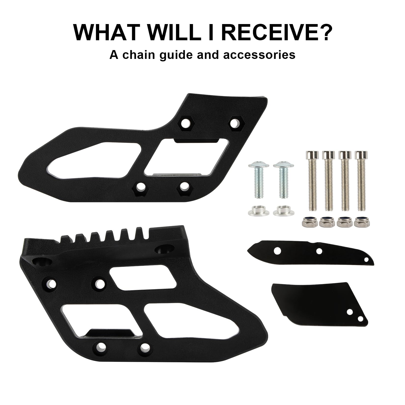 Chain Guide Guard for Tenere T700 - Motorcycle Protection Chain Guide Pulley Stabilizer Chain Case Chain Protector Accessories f