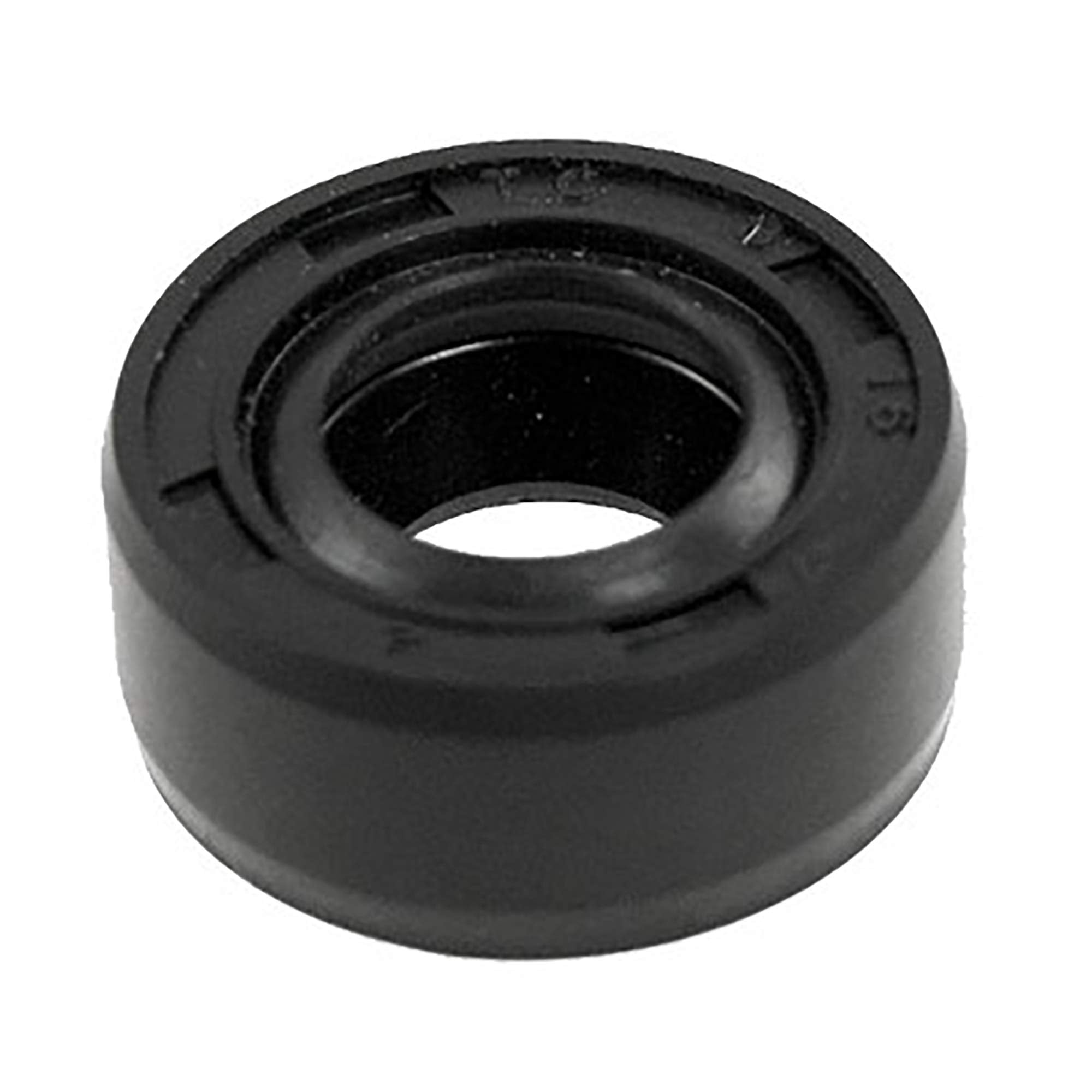 Uxcell Metric Rotary Shaft Oil Seal 8X16X7Mm Tc Double Lips Rubber, Black