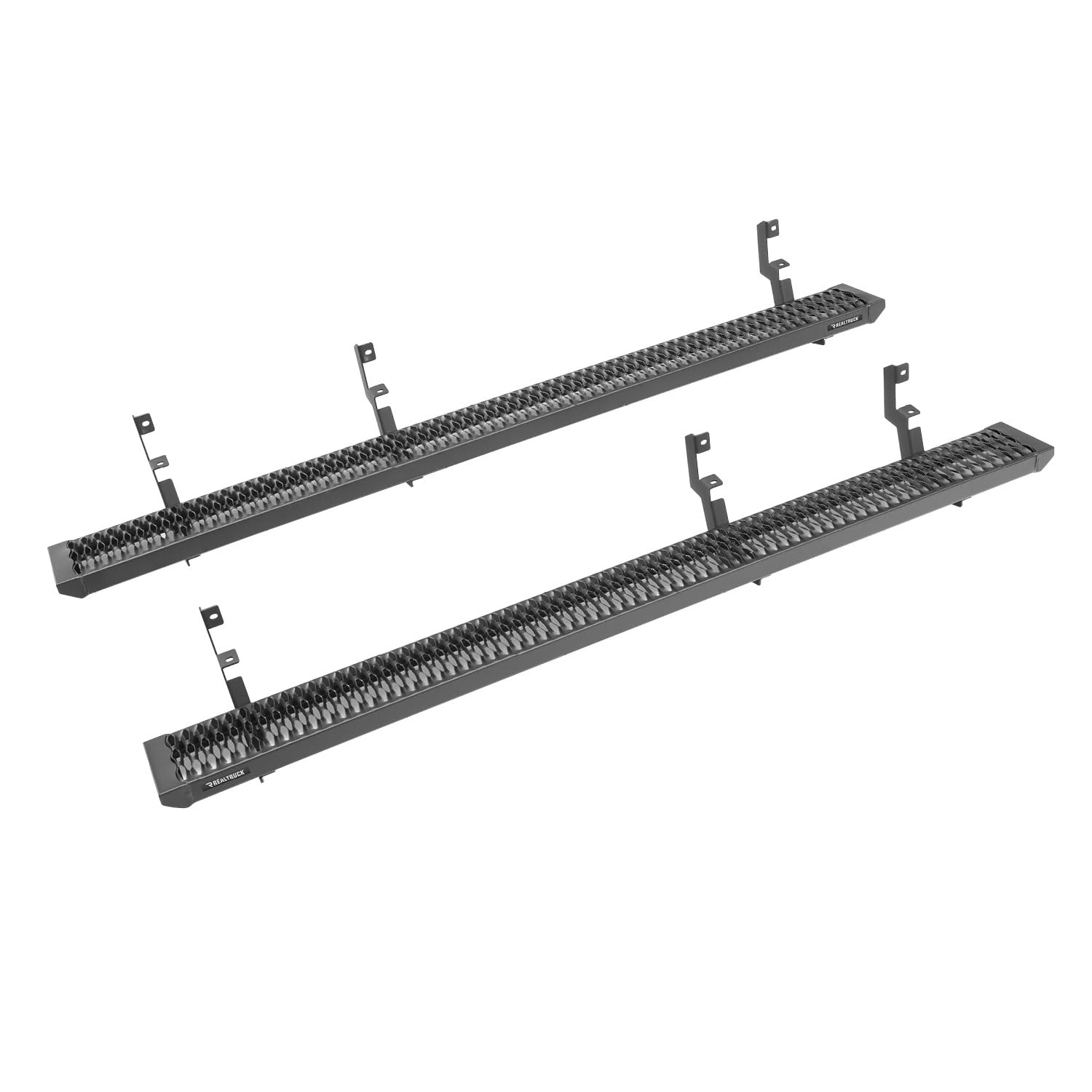 Realtruck Growler Steps For Toyota Tundra | Cab Length, Rust-Proof Aluminum, Textured Black | Gft22Cc-Tx | Fits 2022-2024 Toyota Tundra Crew Cab