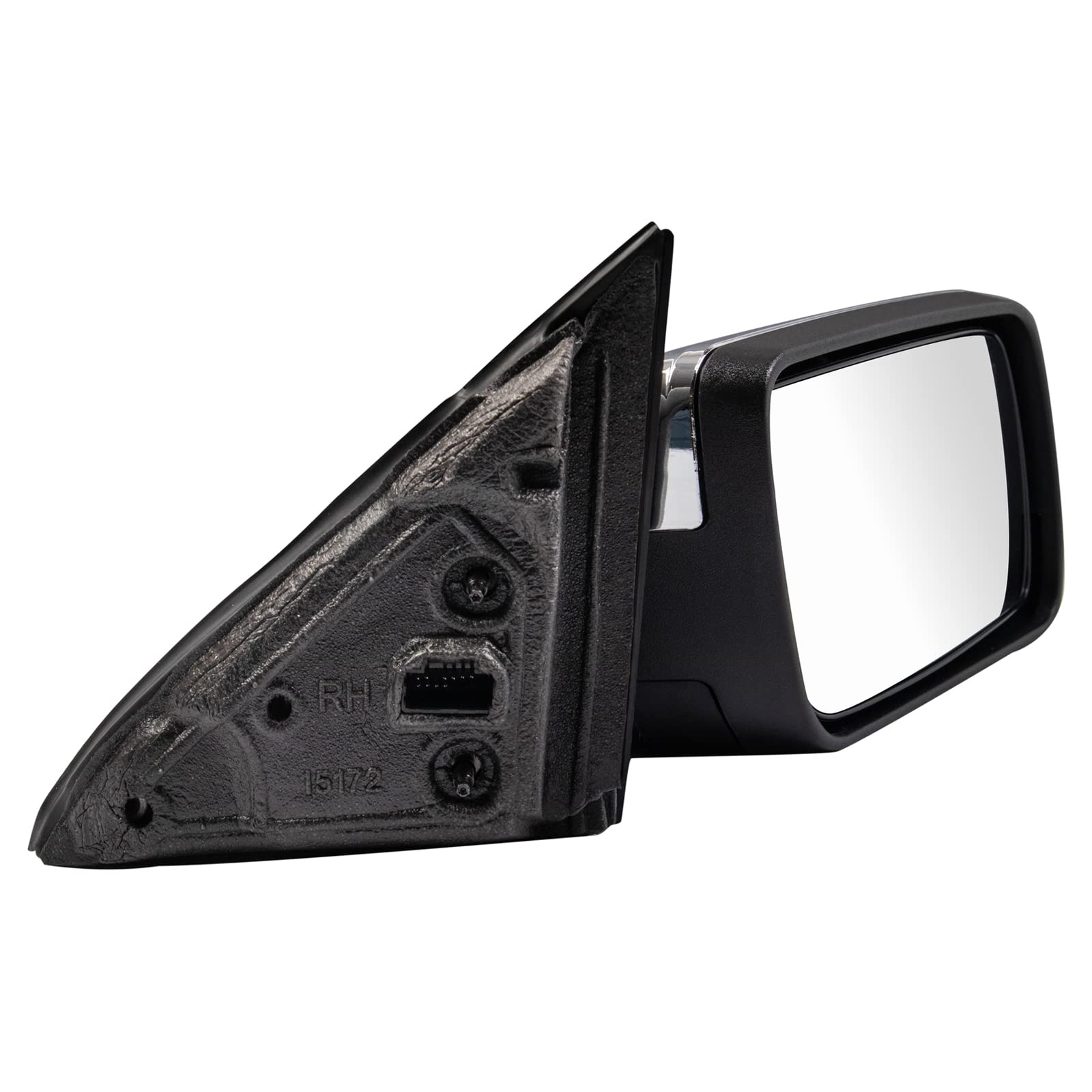 Trq Right Mirror With Heat With Memory Passenger Side Compatible With 2009-2012 Ford Flex Fo1321360