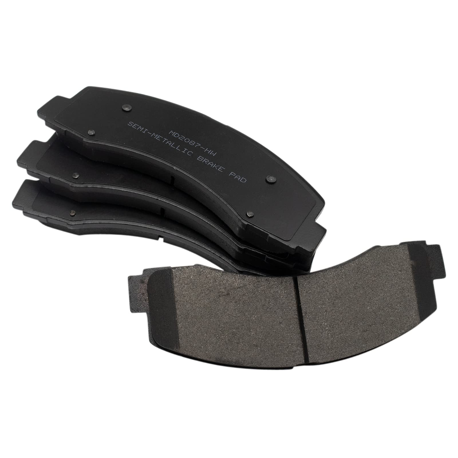 Trq Front Brake Pad & Rotor Kit Brake Pads Brake Rotor Semi-Metallic Compatible With 2022 Lincoln Navigator