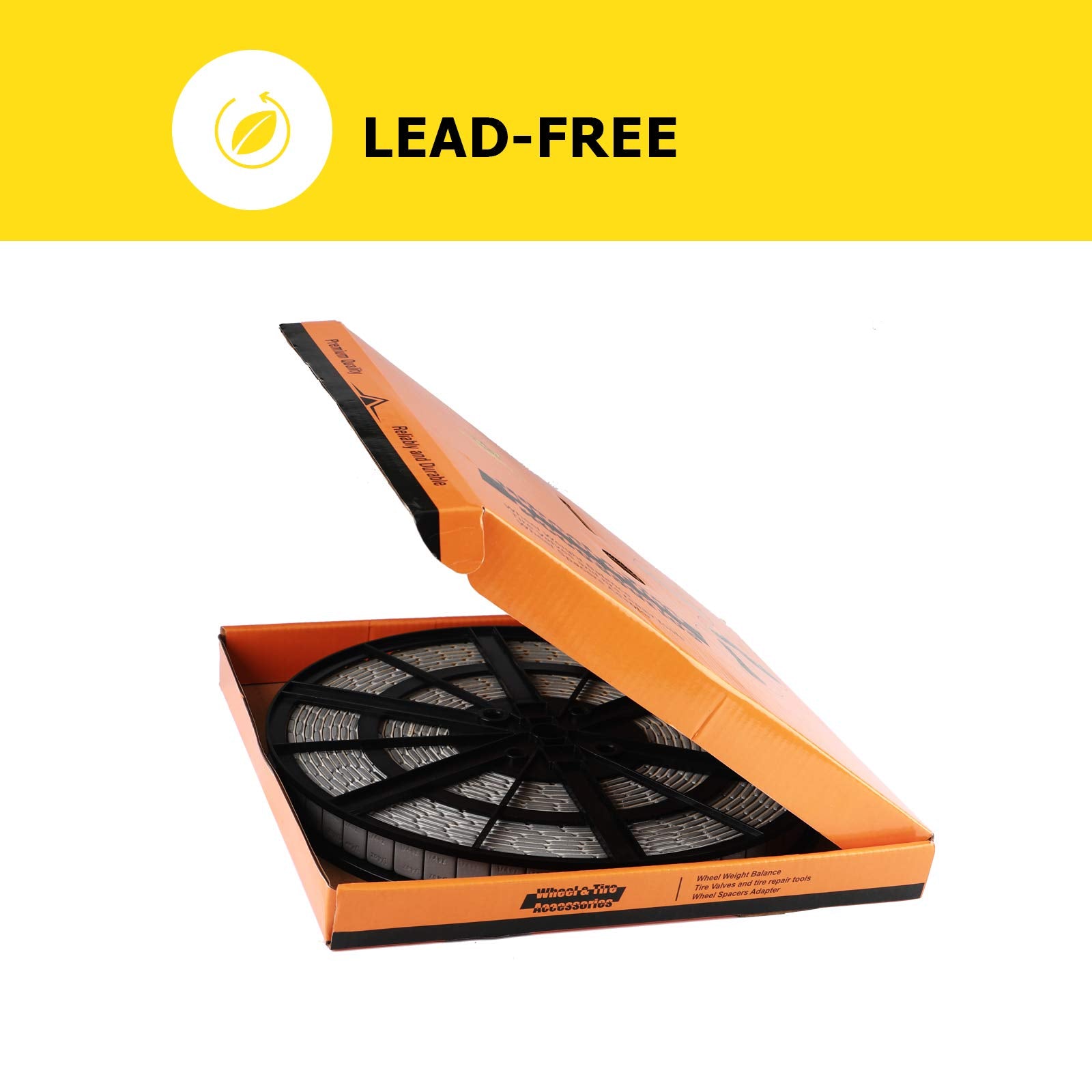 Yizbap Wheel Weights Gray 1/4 Oz, 5Kgs/11Lb/Roll, 715Pcs, With Strong Adhesive. 0.25 Ounce Stick On Wheel Weights For Cars, Trucks, Suvs, Motorcycle And Others