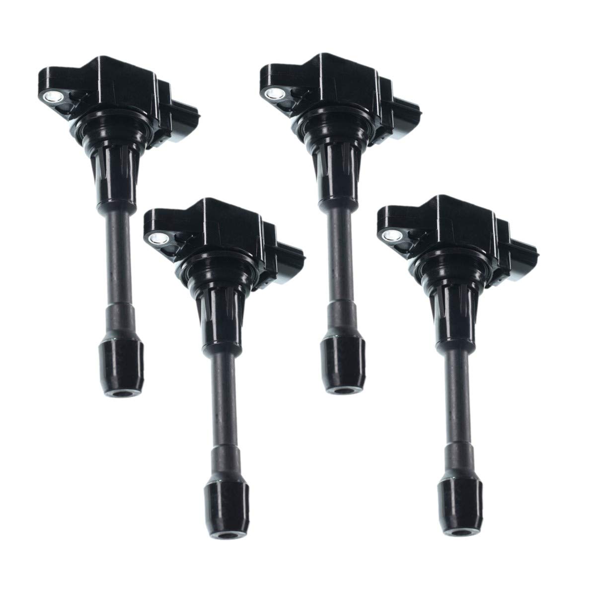 Yhtauto Set Of 4 Ignition Coil Packs Replacement For Nissan Altima 2007-2013, Sentra 2007-2012, Nv200 2013-2014, Versa, Cube, Rogue, Infiniti Fx50 2009-2013, M56 Q70L Qx60 Qx70 Replace 22448Ja00A